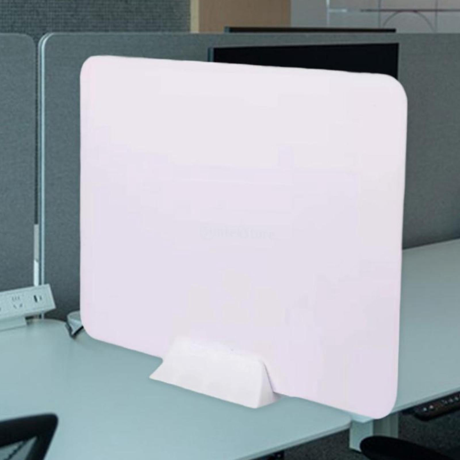 Desktop Partition Board Desk Divider Multipurpose for Teacher Office Library 40x40cm