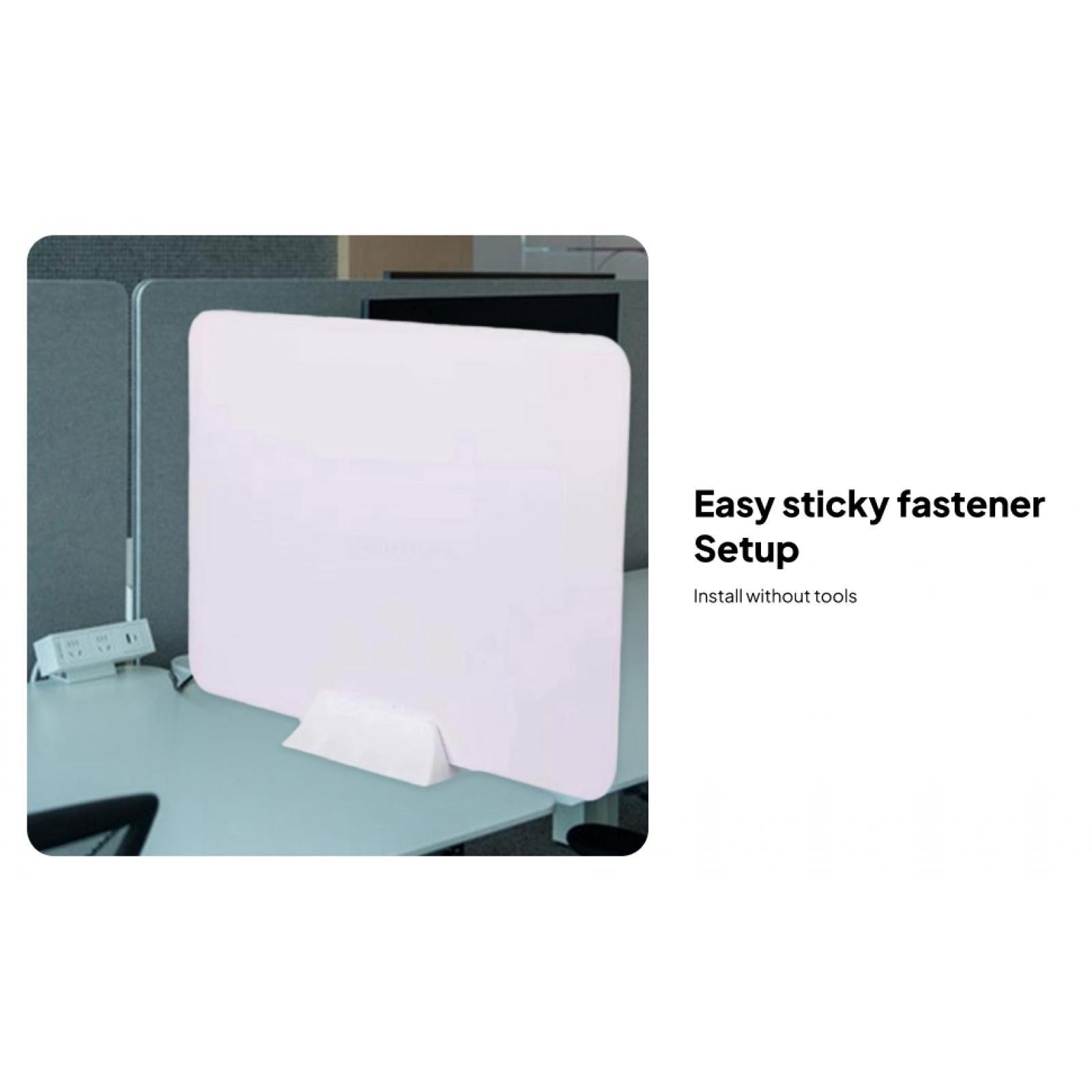 Desktop Partition Board Desk Divider Multipurpose for Teacher Office Library 40x40cm