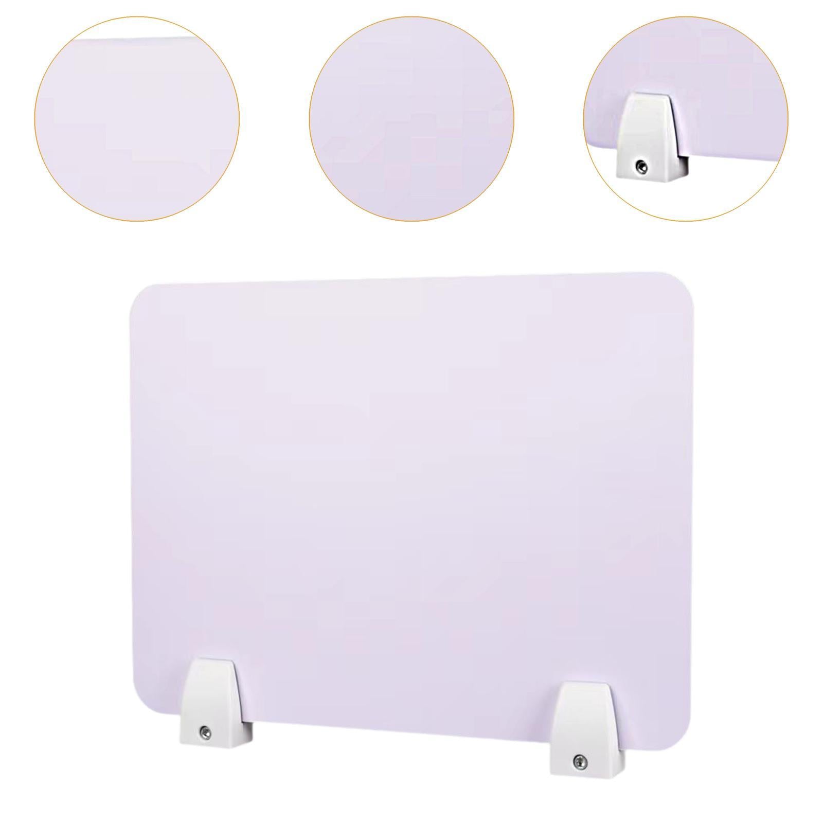 Desktop Partition Board Desk Divider Multipurpose for Teacher Office Library 40x50cm