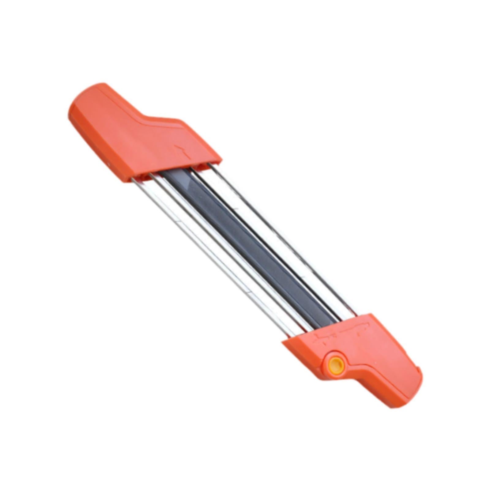 Chainsaws Chain Sharpener Woodworking Portable 2 in 1 Easy File Professional Orange