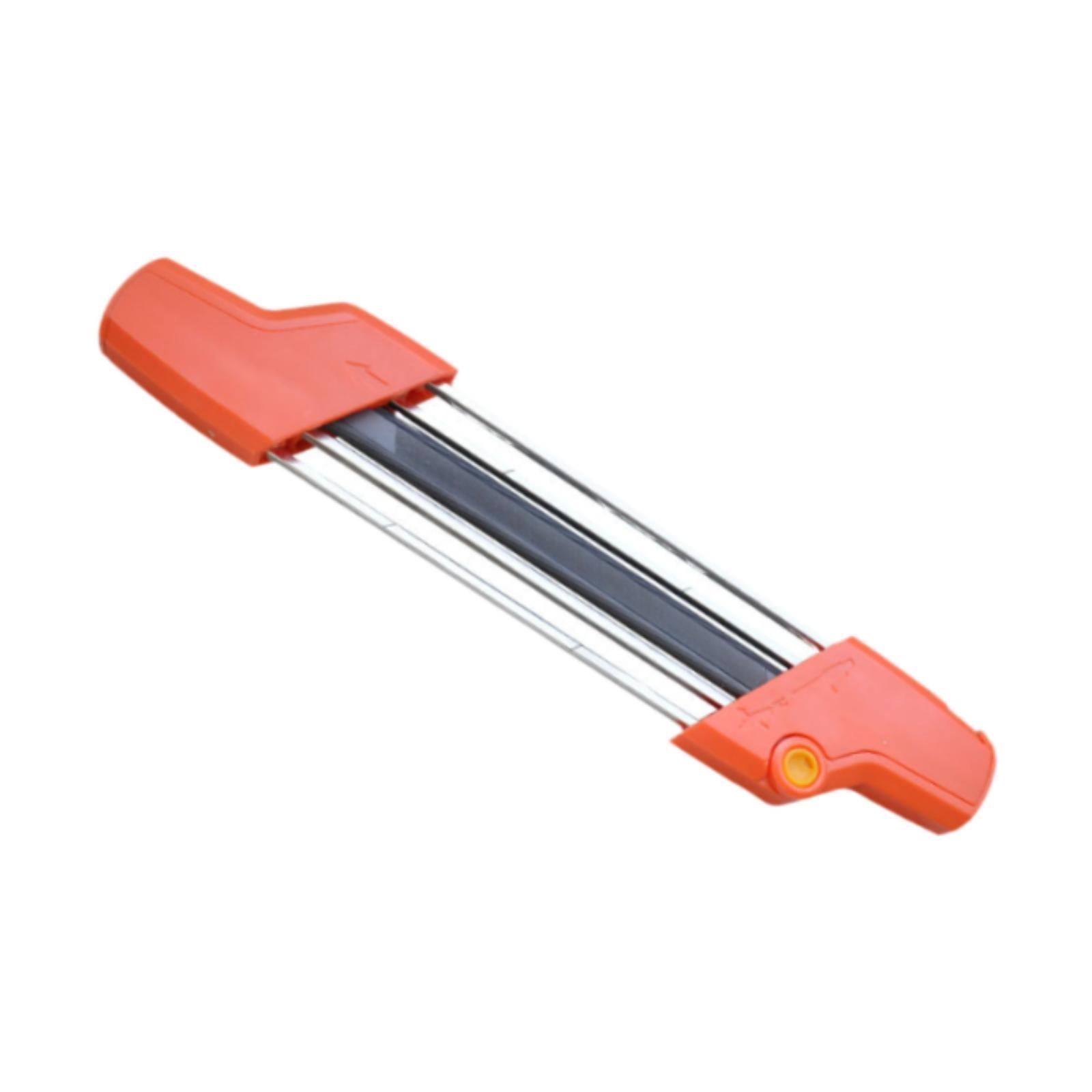 Chainsaws Chain Sharpener Woodworking Portable 2 in 1 Easy File Professional Orange