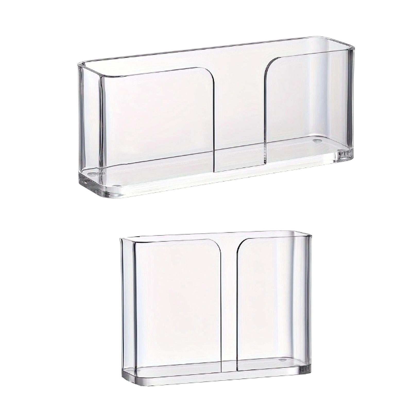 Acrylic Napkin Holder Cocktail Guest Towel Holder for Party Hotel Restaurant rectangle