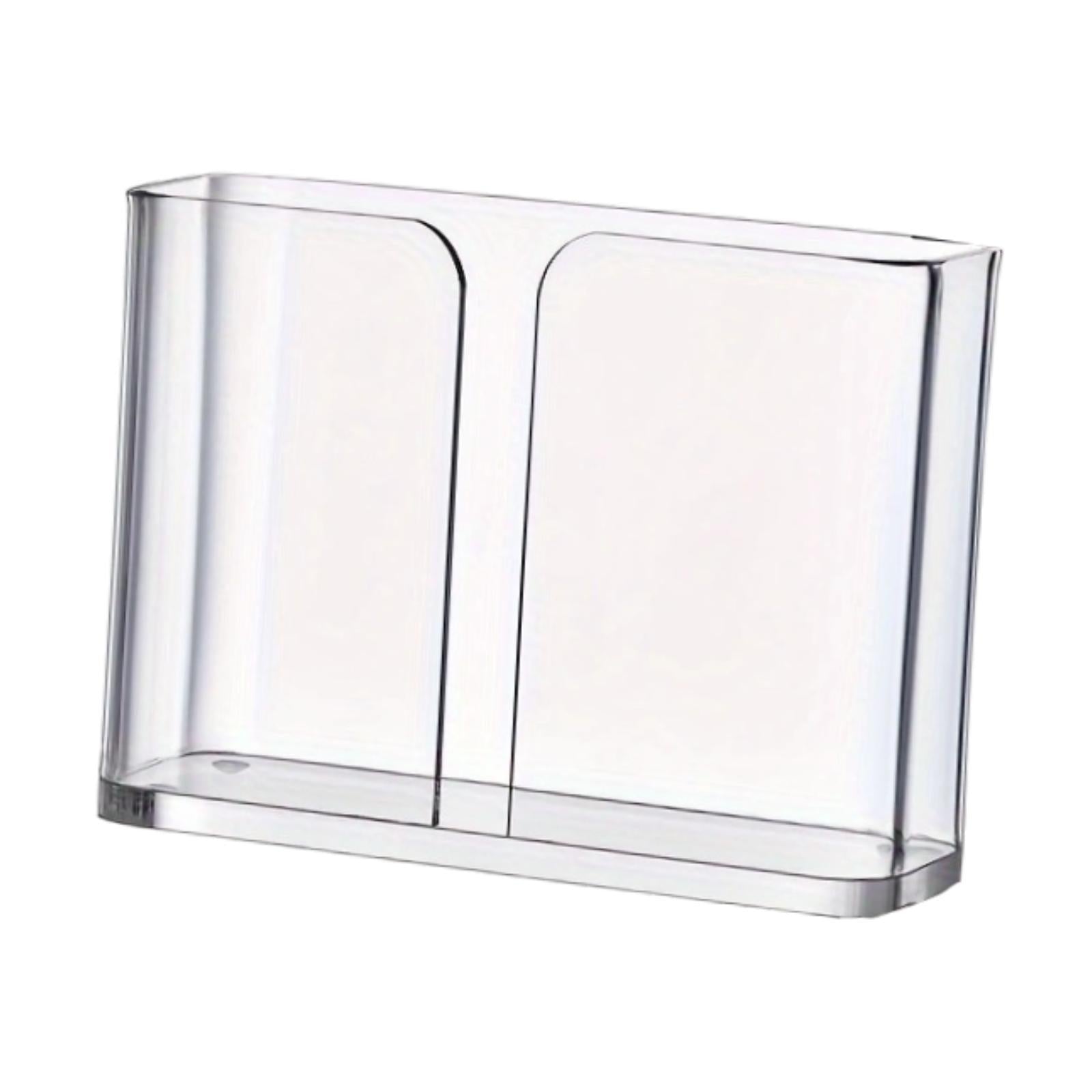 Acrylic Napkin Holder Cocktail Guest Towel Holder for Party Hotel Restaurant square