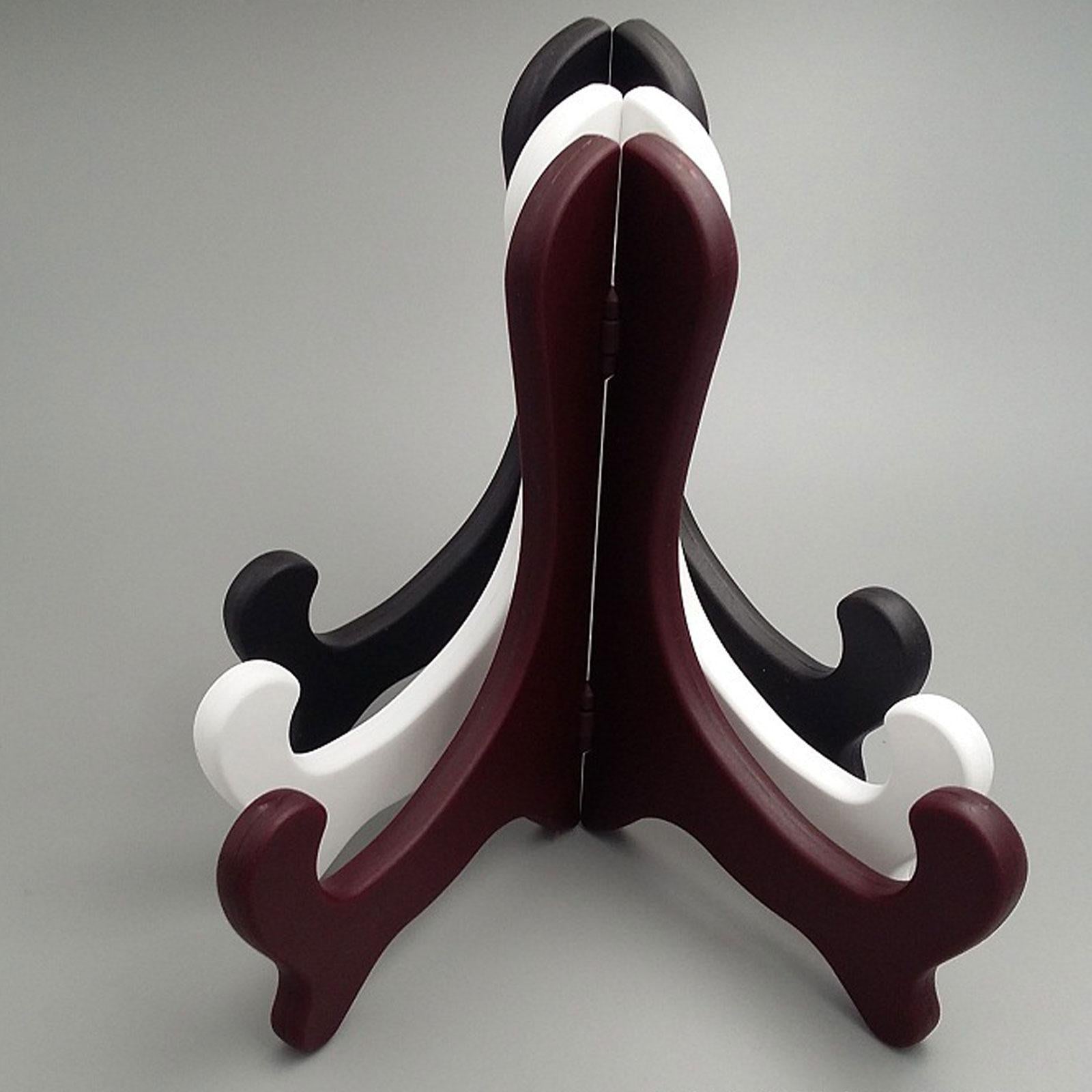 5 Pieces Puerh Tea Cake Display Stands Compact Versatile Table Plate Holders Brown