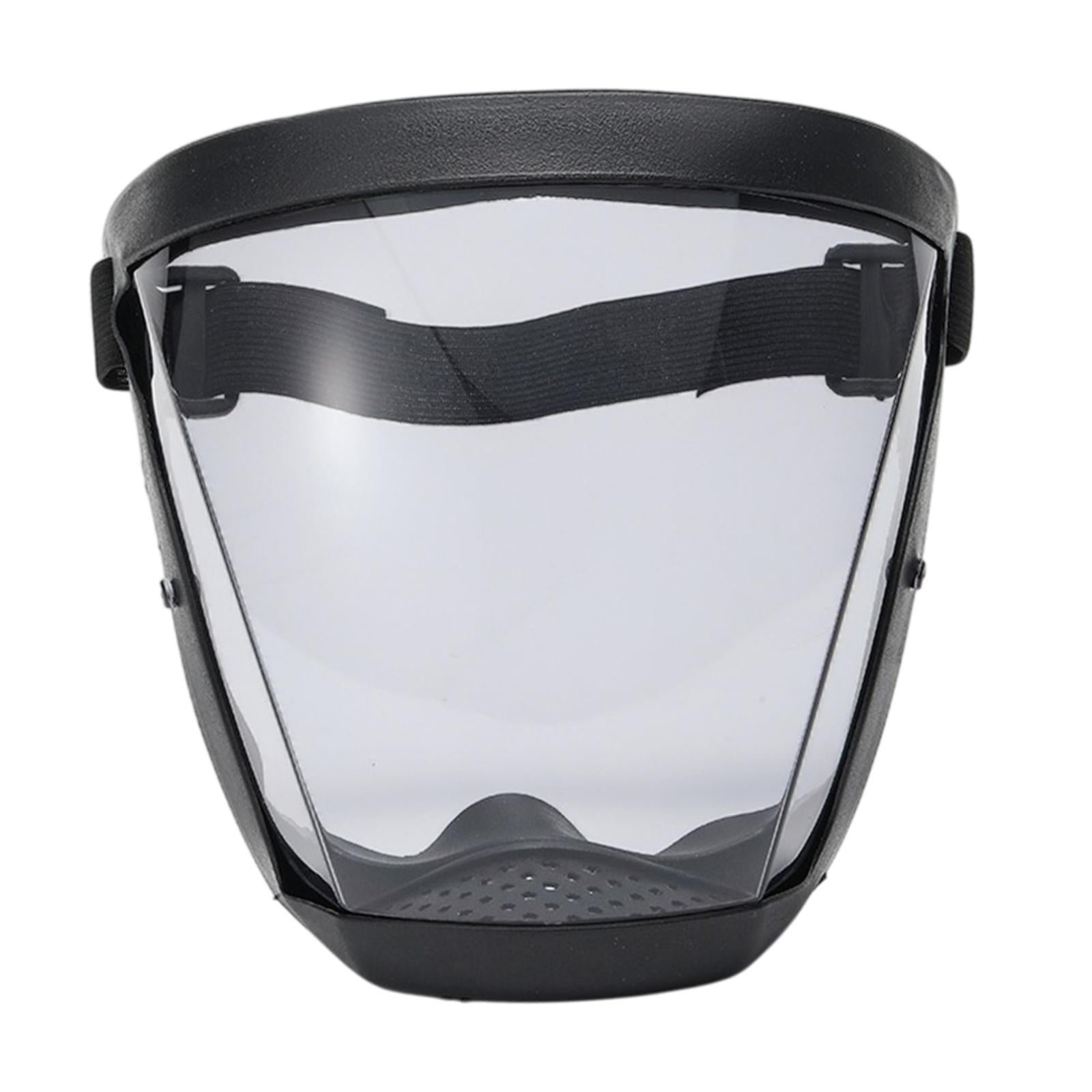 Full Face Shield Adults Face Mask for General Manufacturing Cutting Grinding NoRemovableClearGray