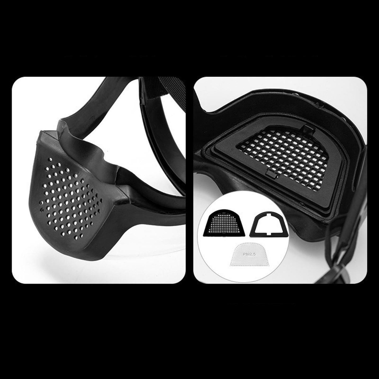 Full Face Shield Adults Face Mask for General Manufacturing Cutting Grinding Removable Green