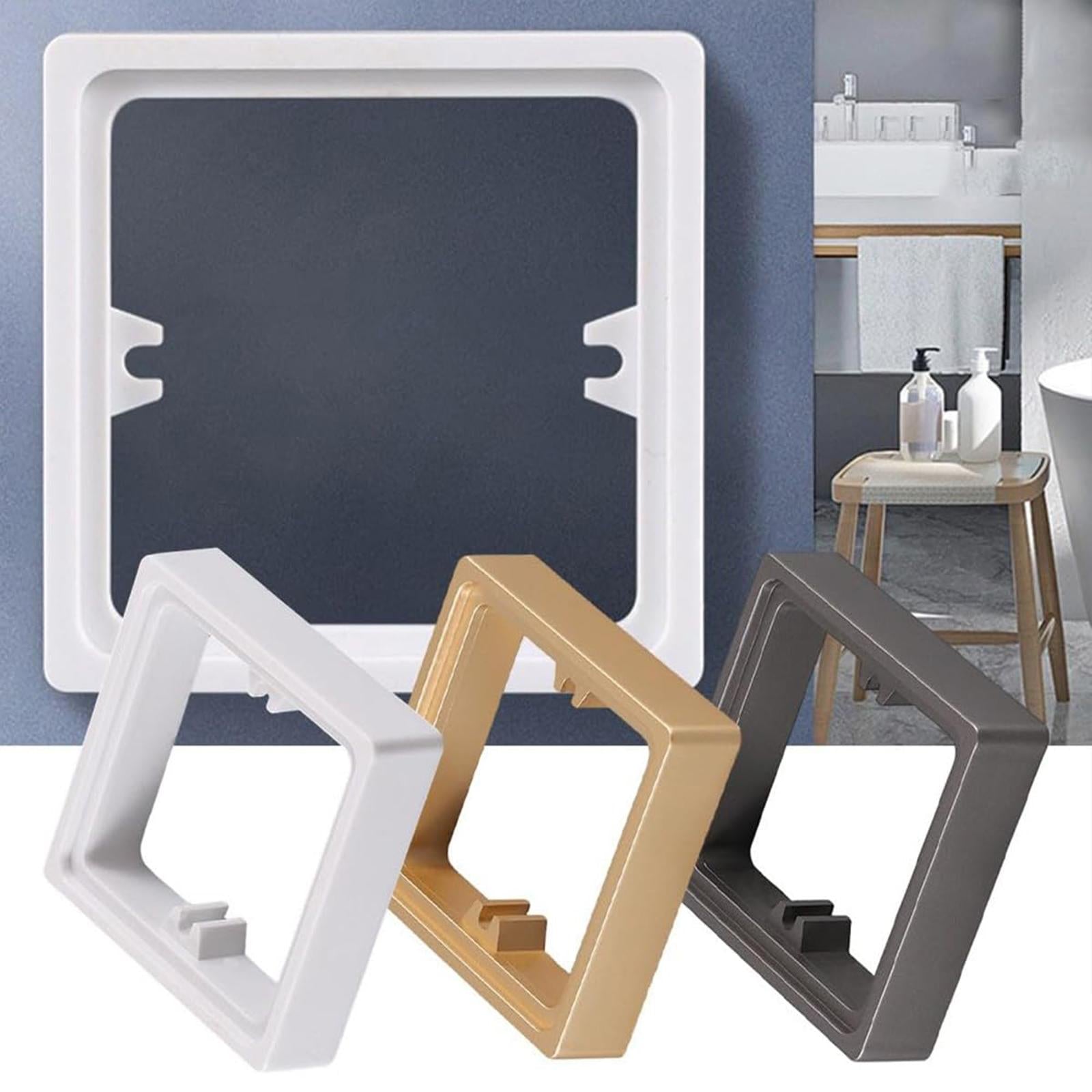 2x Socket Frame Plate Spacers 20mm Switche Accessory for Home Kitchen golden