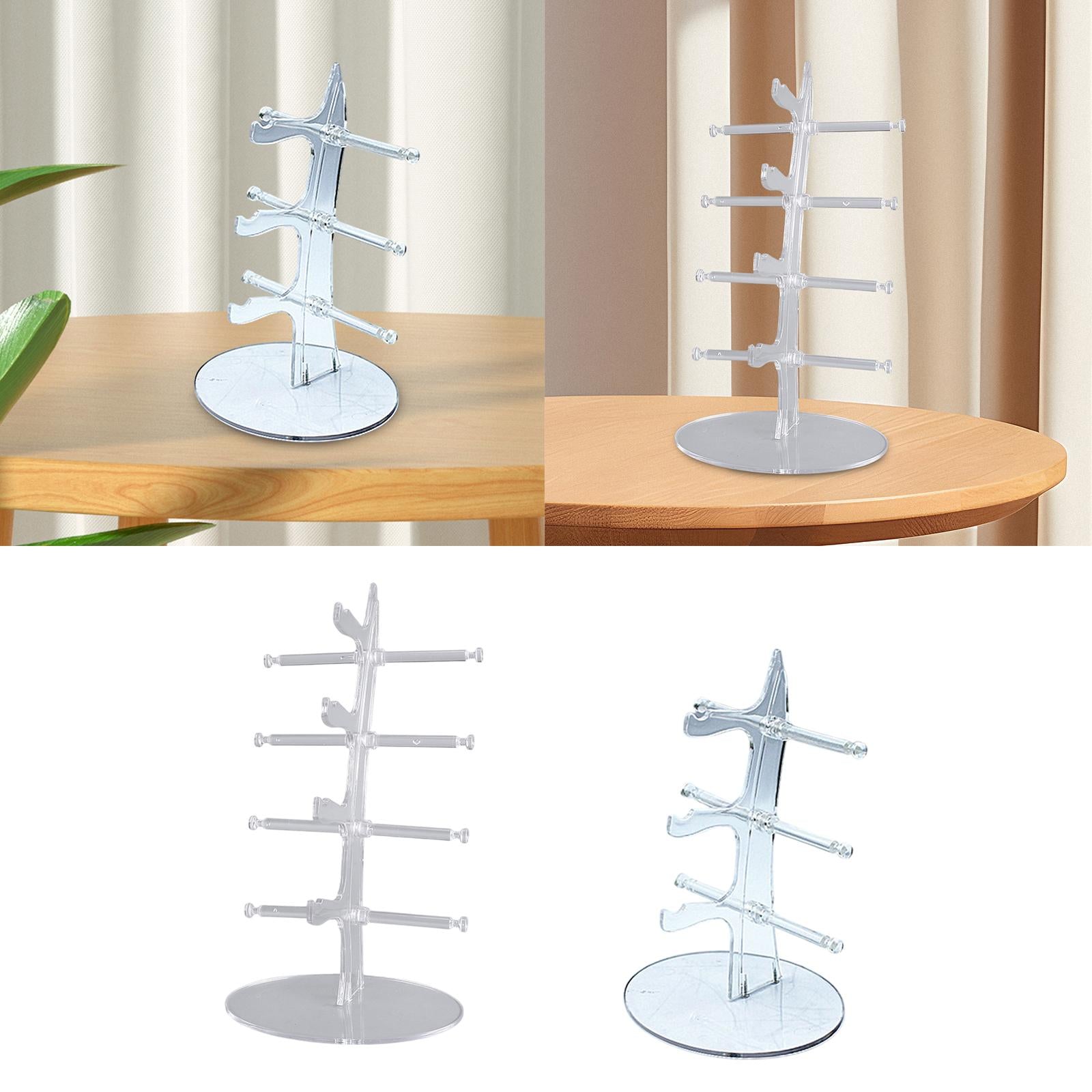 Multi Sunglasses Organizer Eyeglasses Display Stand for Desk Countertop Home hold 4 pieces