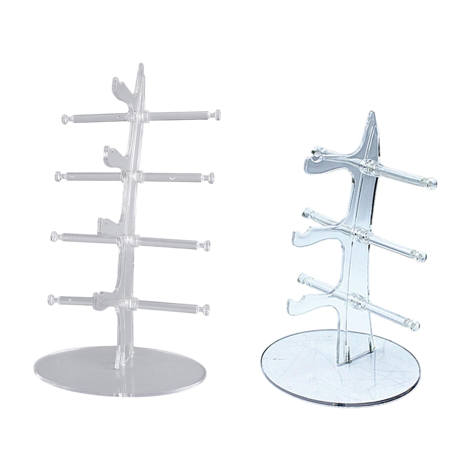Multi Sunglasses Organizer Eyeglasses Display Stand for Desk Countertop Home hold 4 pieces