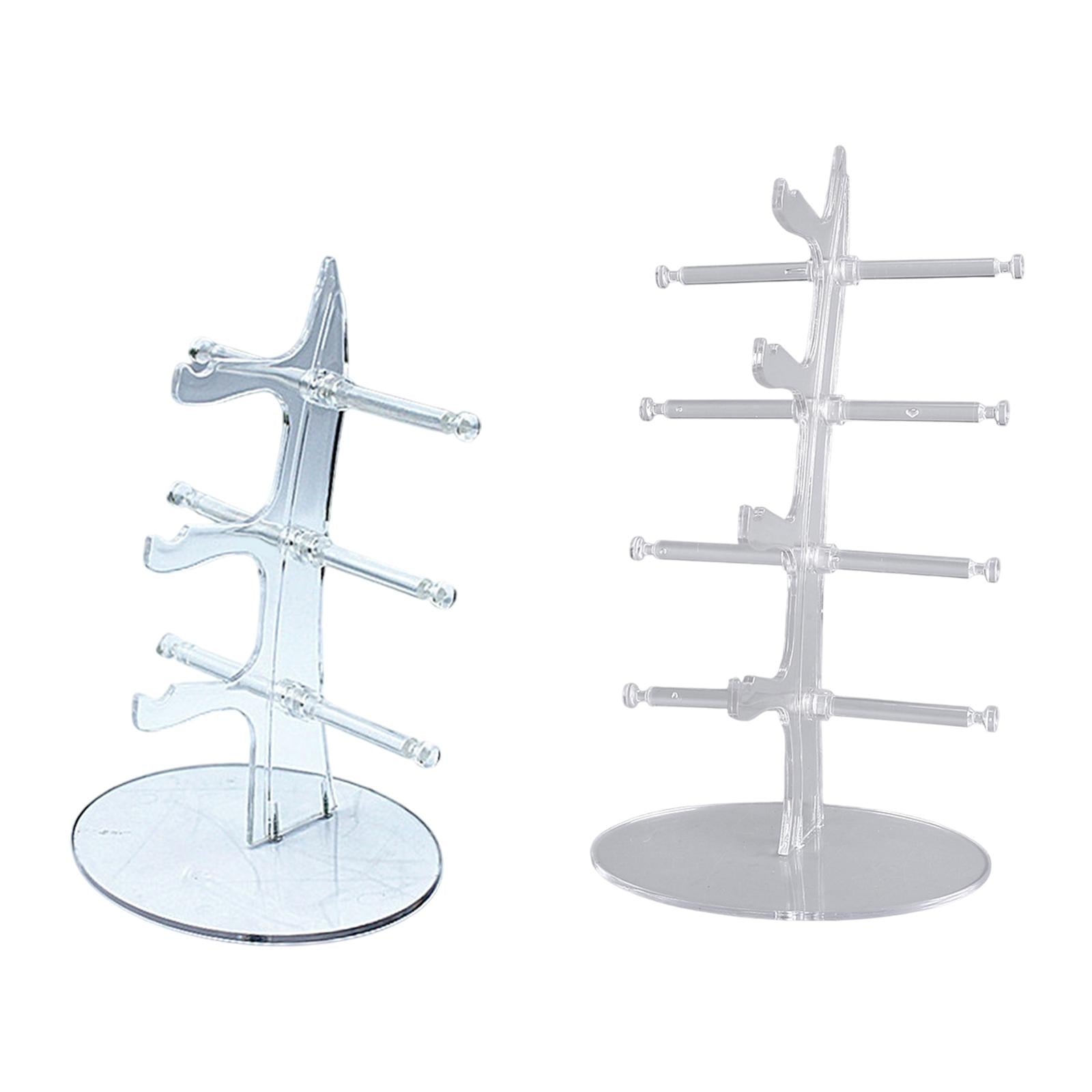 Multi Sunglasses Organizer Eyeglasses Display Stand for Desk Countertop Home hold 4 pieces