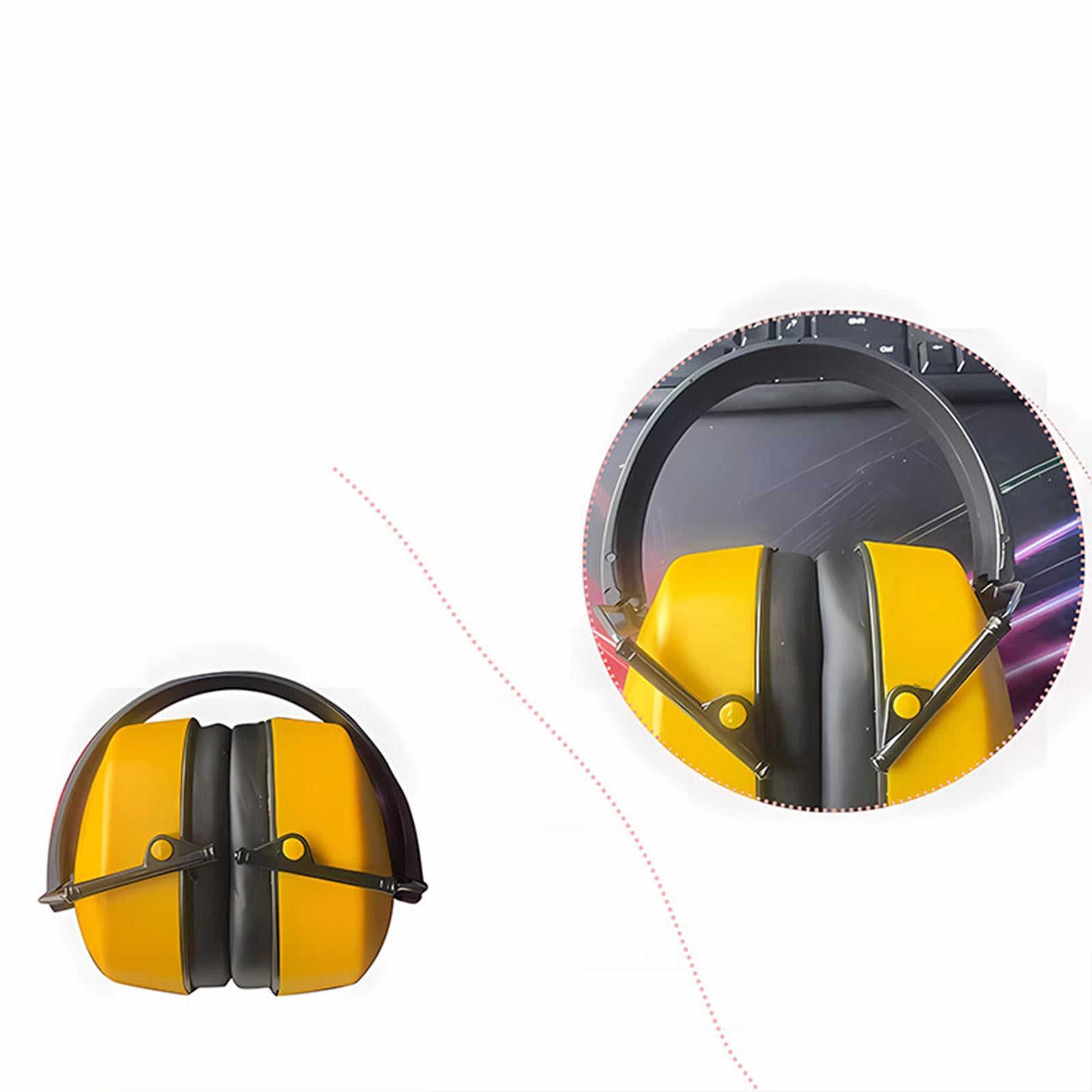 Noise Reduction Earmuffs Folding Portable for Home Woodwork Sleeping