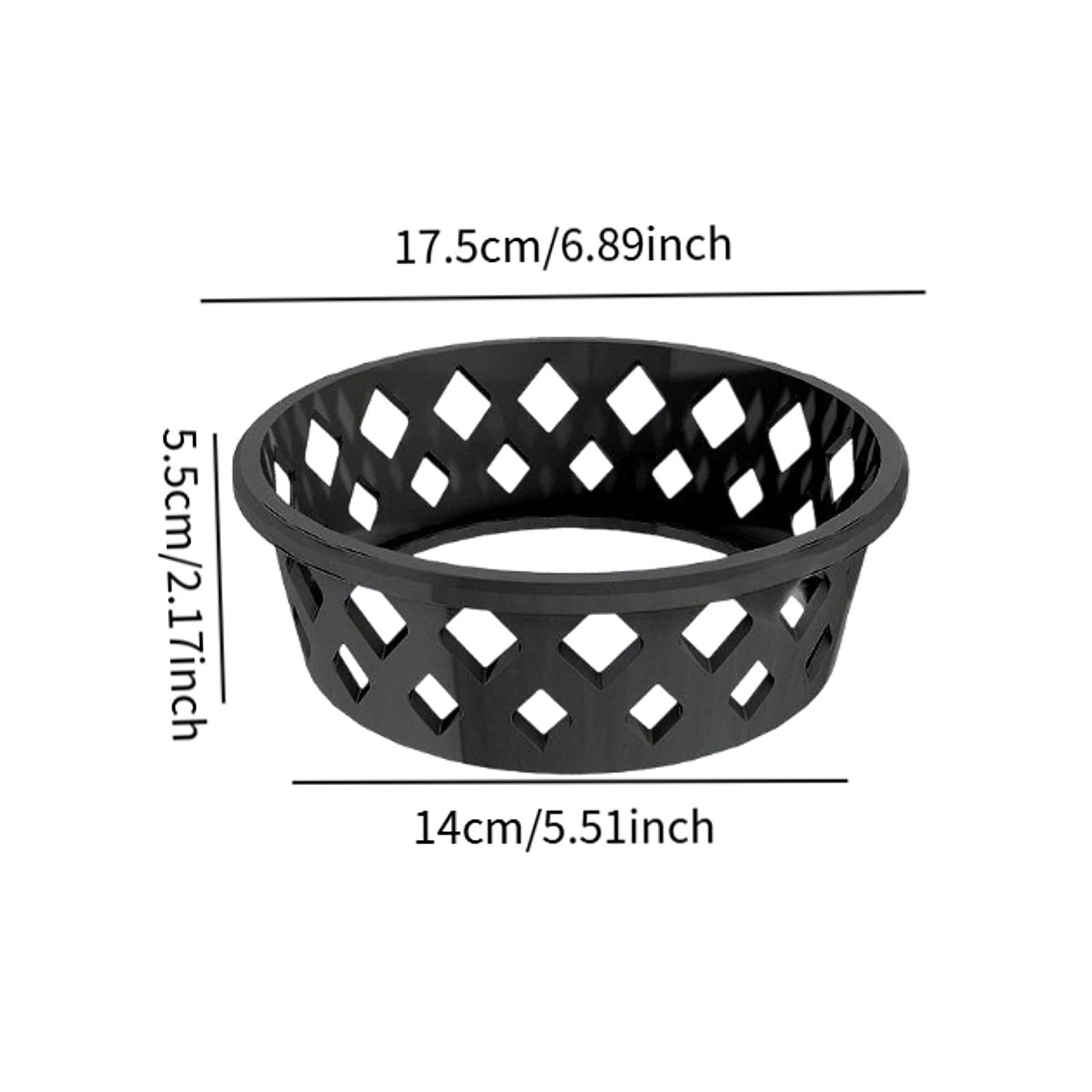 Watermelon Fixing Ring Tray Fruit Display Rack for Shopping Mall Supermarket Black