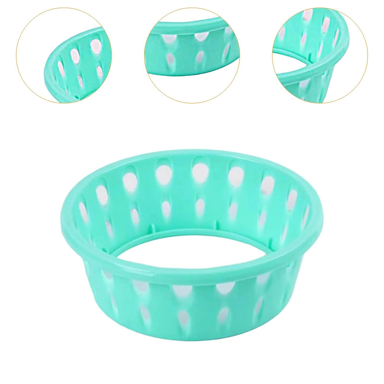 Watermelon Fixing Ring Tray Fruit Display Rack for Shopping Mall Supermarket Blue