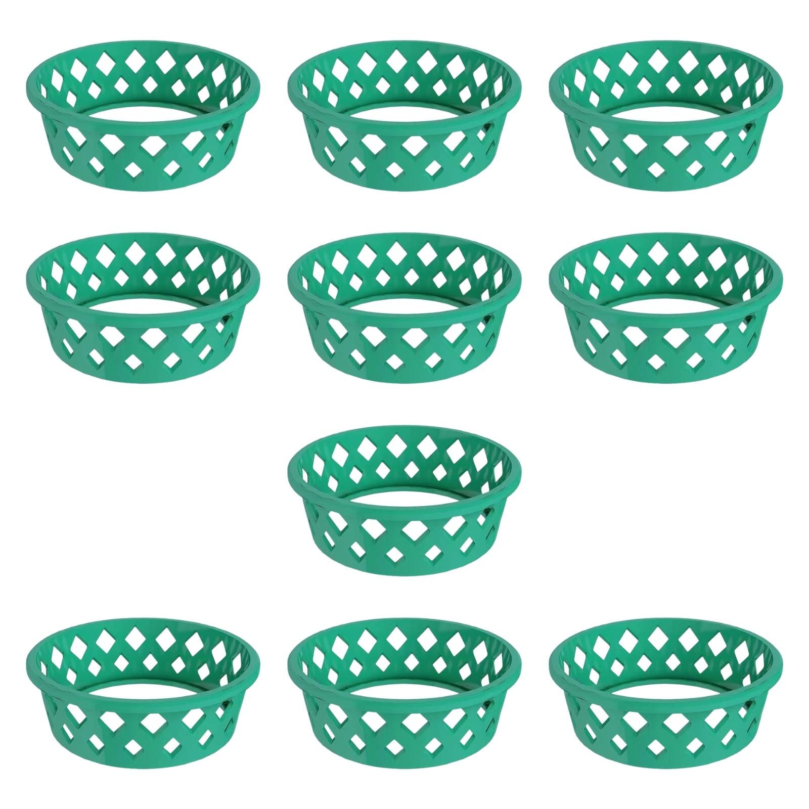 Watermelon Fixing Ring Tray Fruit Display Rack for Shopping Mall Supermarket Green