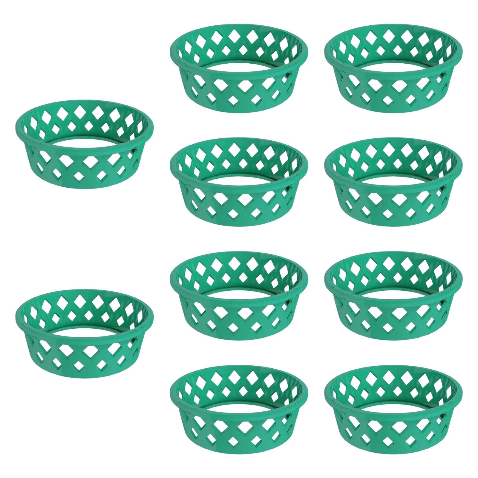 Watermelon Fixing Ring Tray Fruit Display Rack for Shopping Mall Supermarket Green