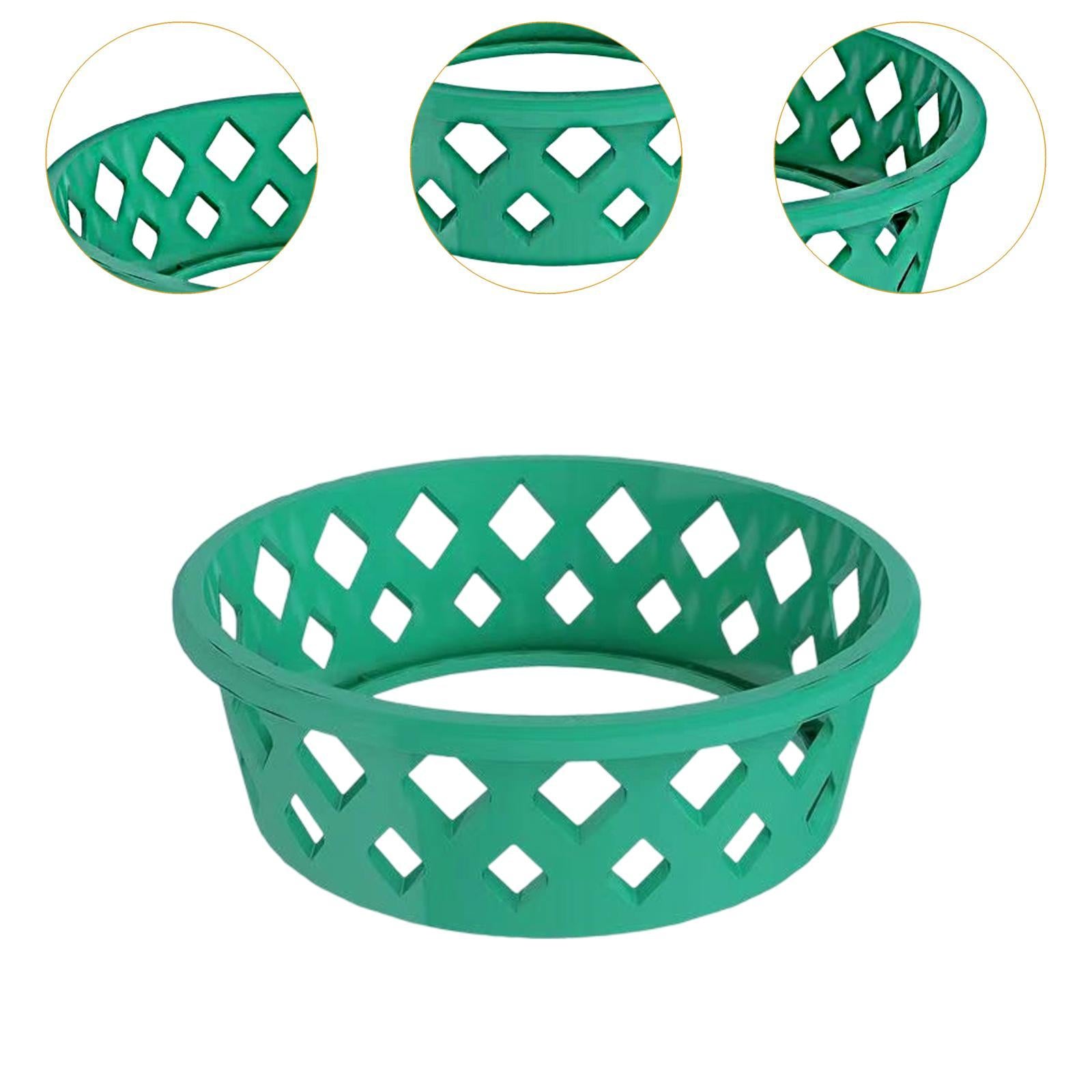 Watermelon Fixing Ring Tray Fruit Display Rack for Shopping Mall Supermarket Green
