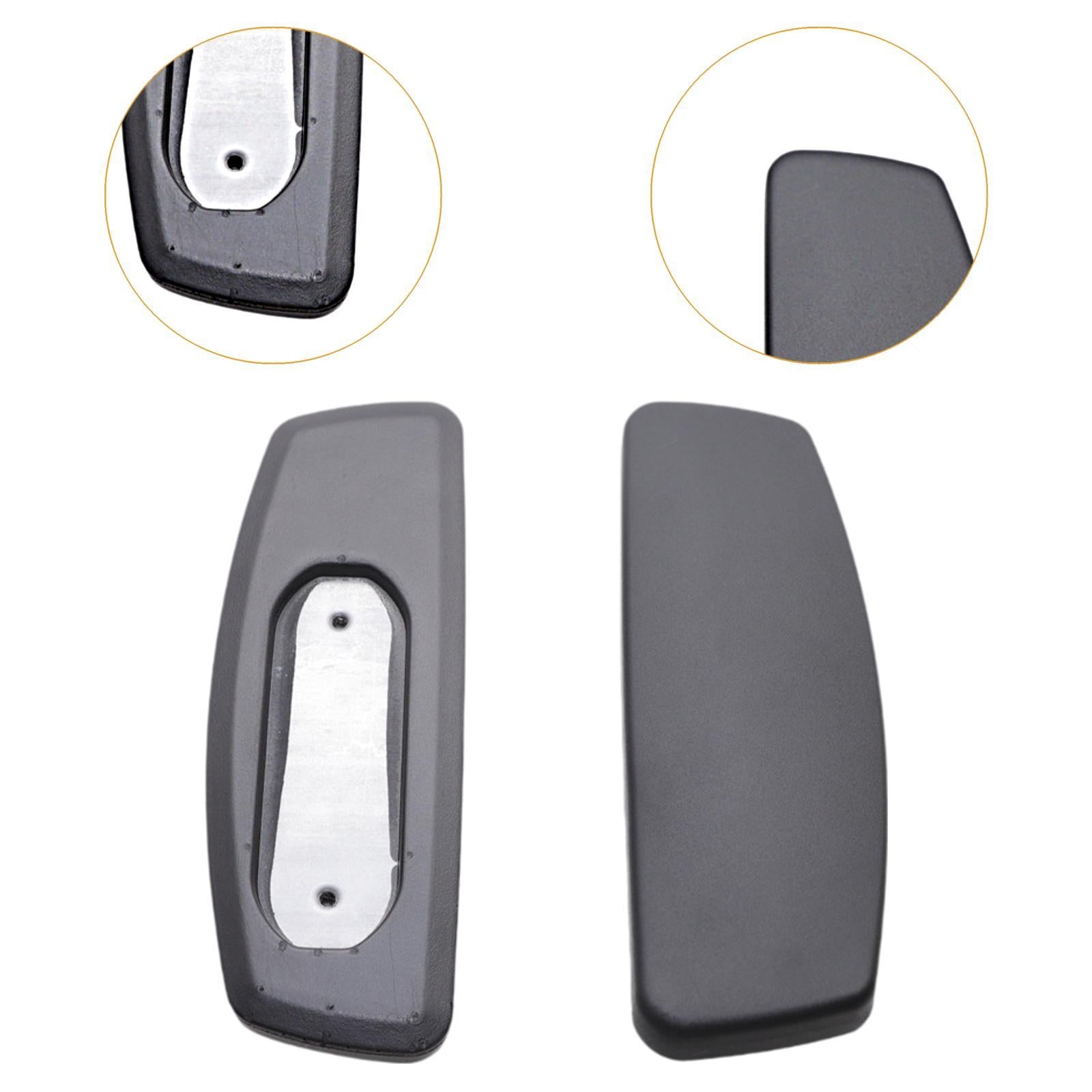 2Pcs Office Chair Replacement Armrest Pads Cap Armchair with Mounting Holes