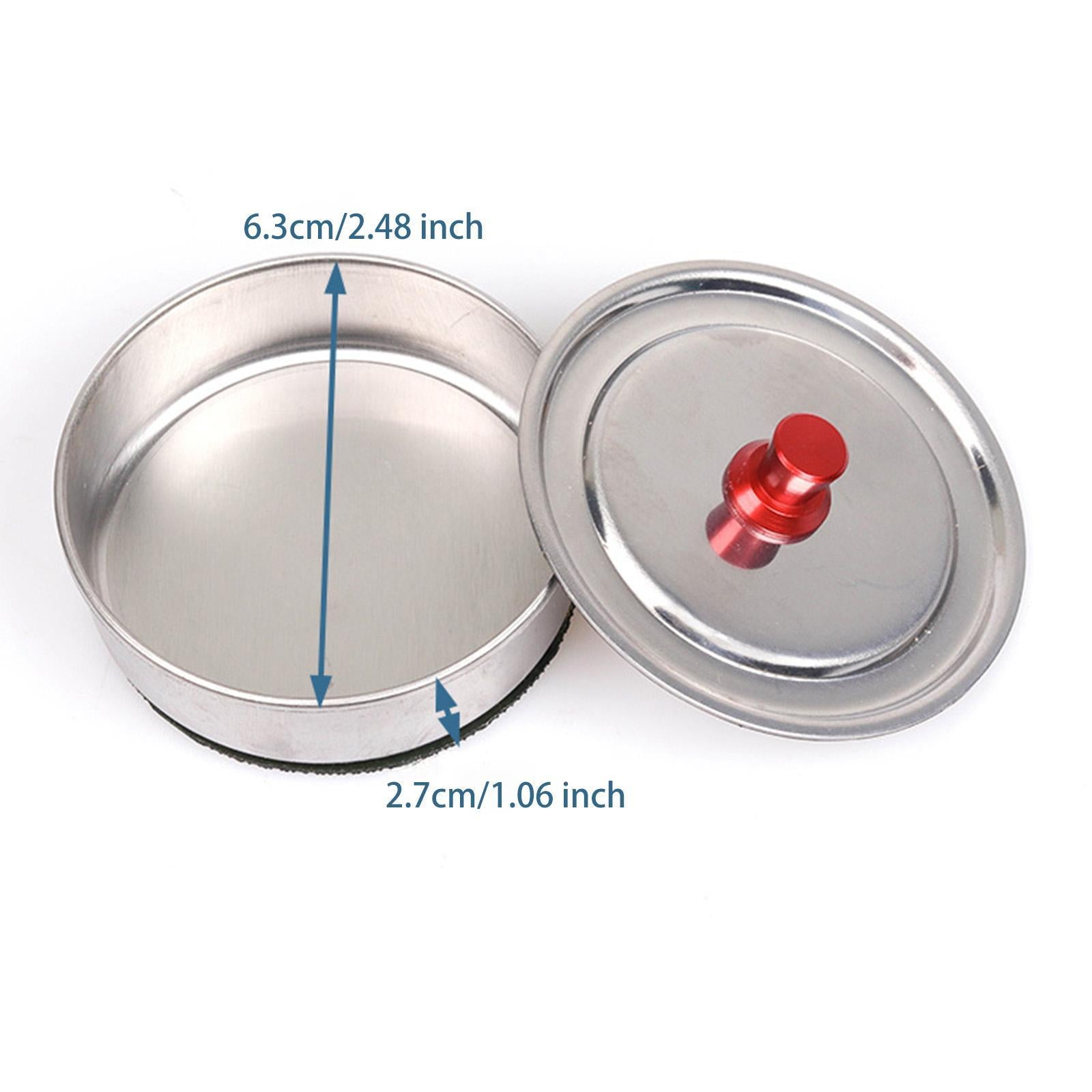 Watch Cleaning Jar Cleaning Tool Oil Holder Cup with Cover Watch Washing Pot 6.3x2.7cm