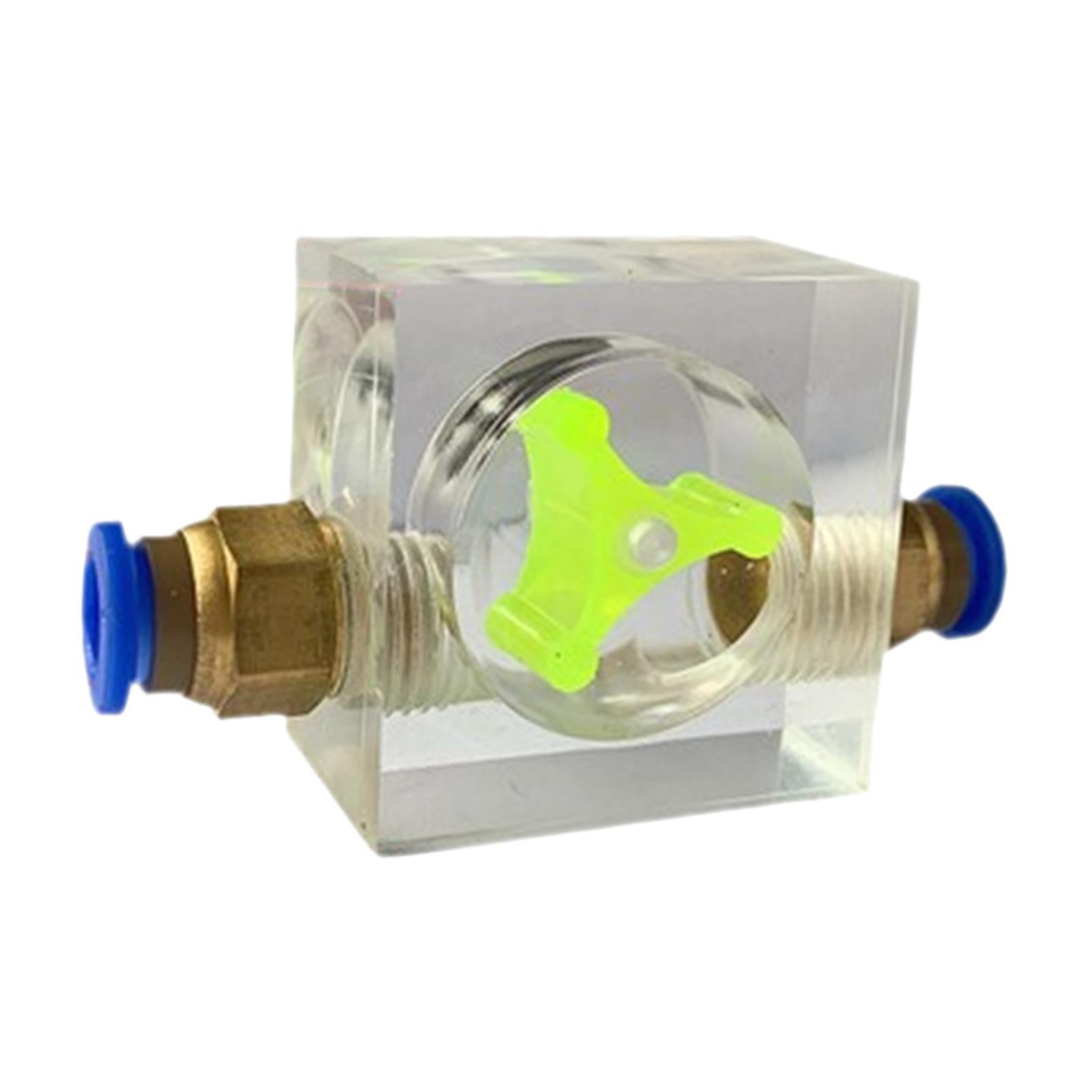 8mm Water Flow Indicator Acrylic Water Cooling System for PC Computer Laptop Type C