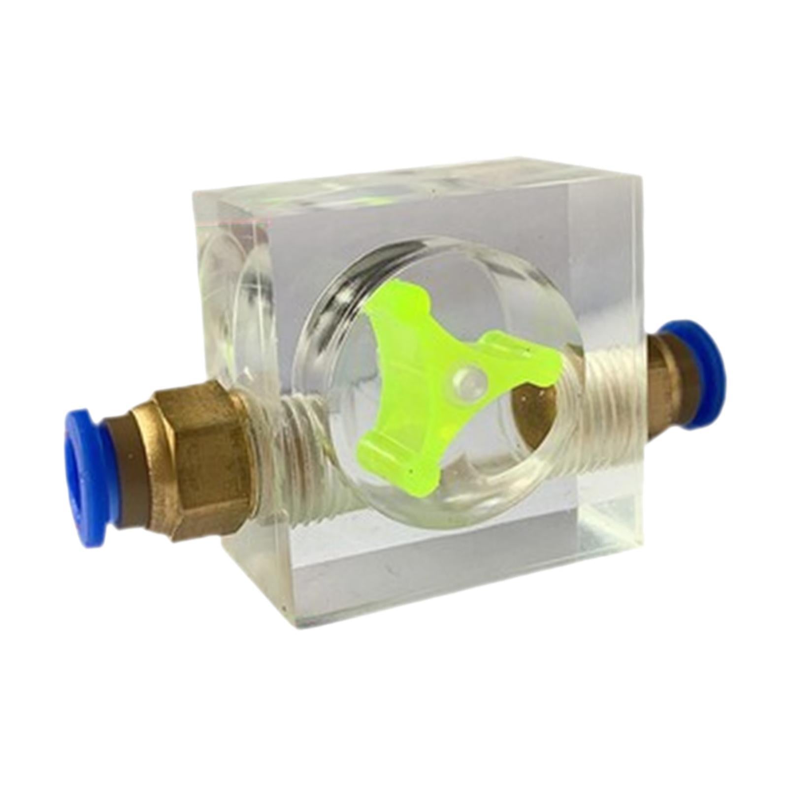 8mm Water Flow Indicator Acrylic Water Cooling System for PC Computer Laptop Type C