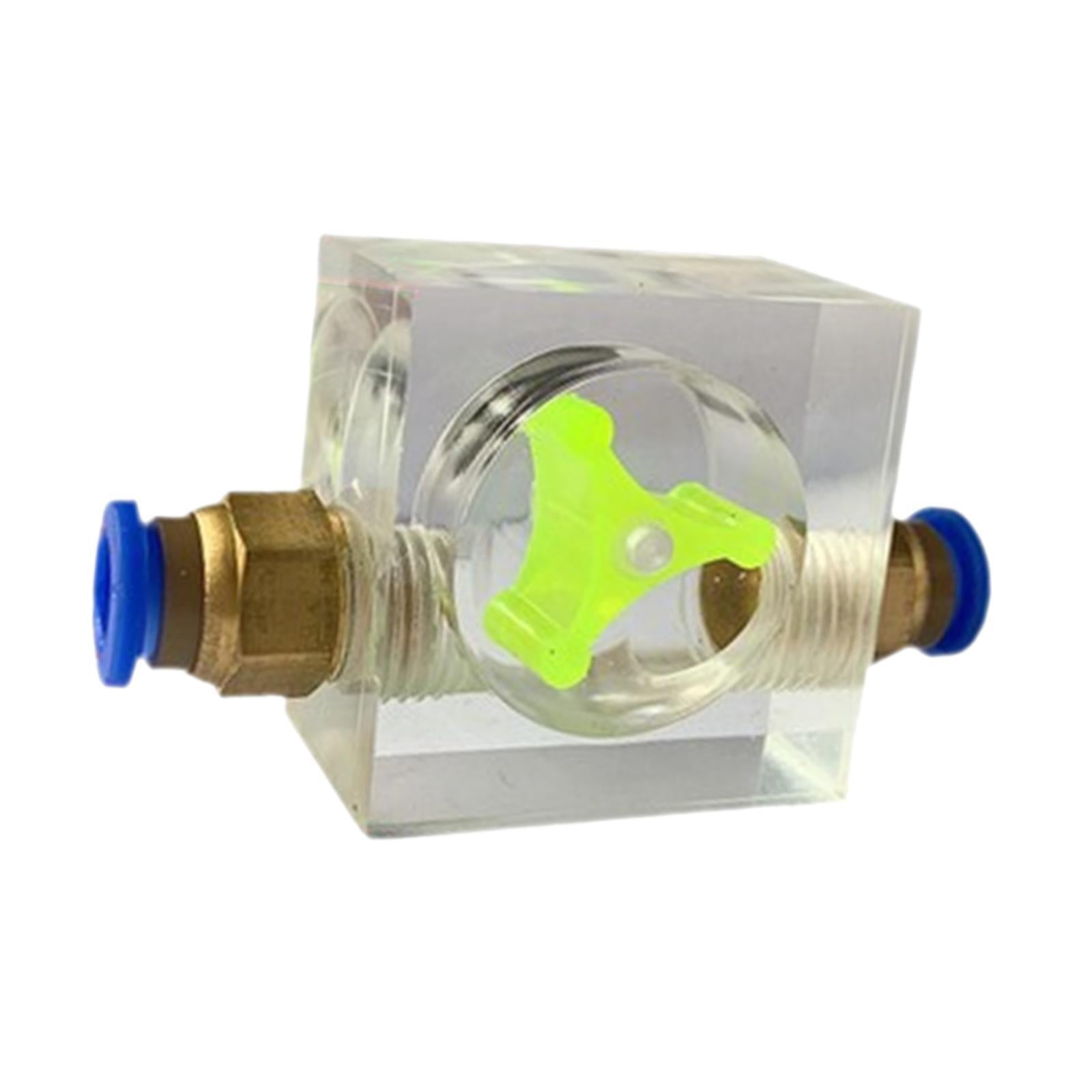 8mm Water Flow Indicator Acrylic Water Cooling System for PC Computer Laptop Type C