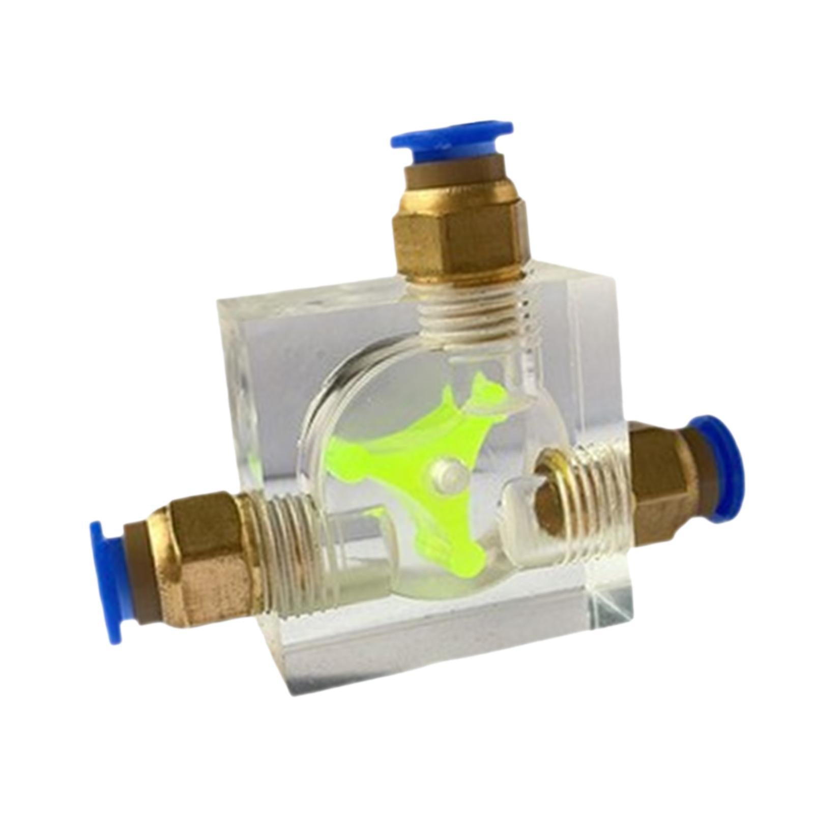 8mm Water Flow Indicator Acrylic Water Cooling System for PC Computer Laptop Type E