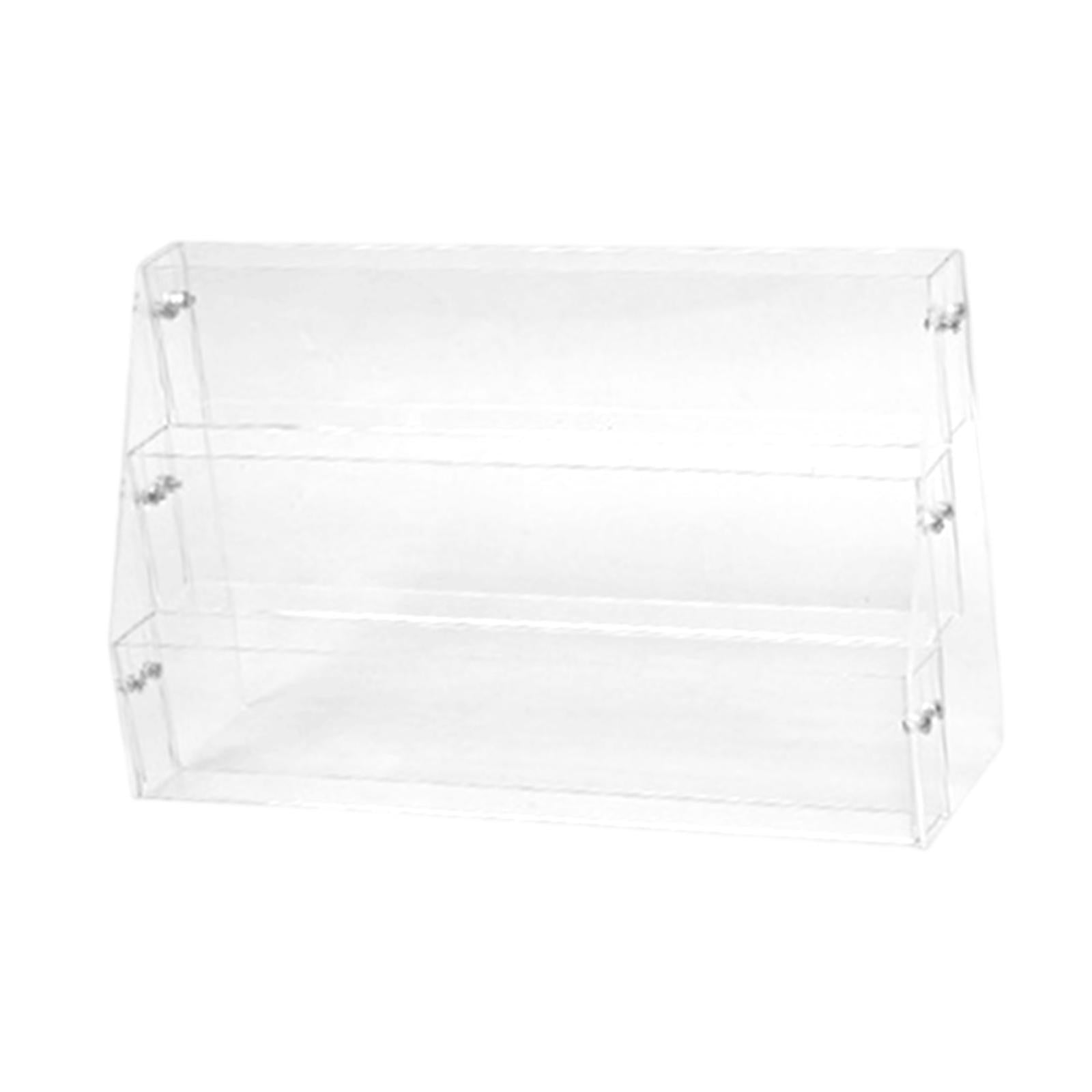 Acrylic Risers Display Versatile Cupcake Stand for Badges Mini Dolls Perfume 3 Tier