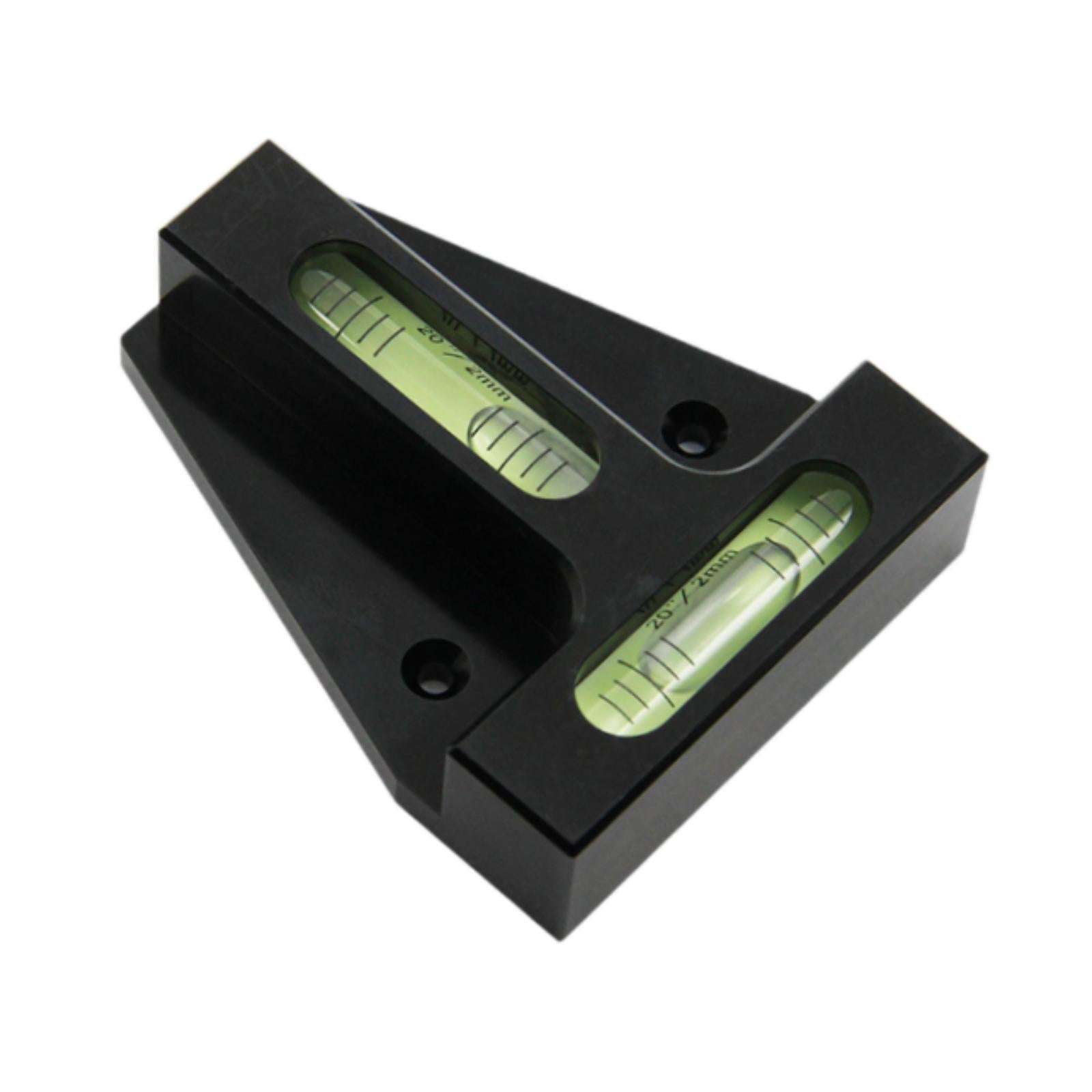 T-shaped Mini Level Portable Bubble Level for RV Carpentry Factory Machinery Luminous