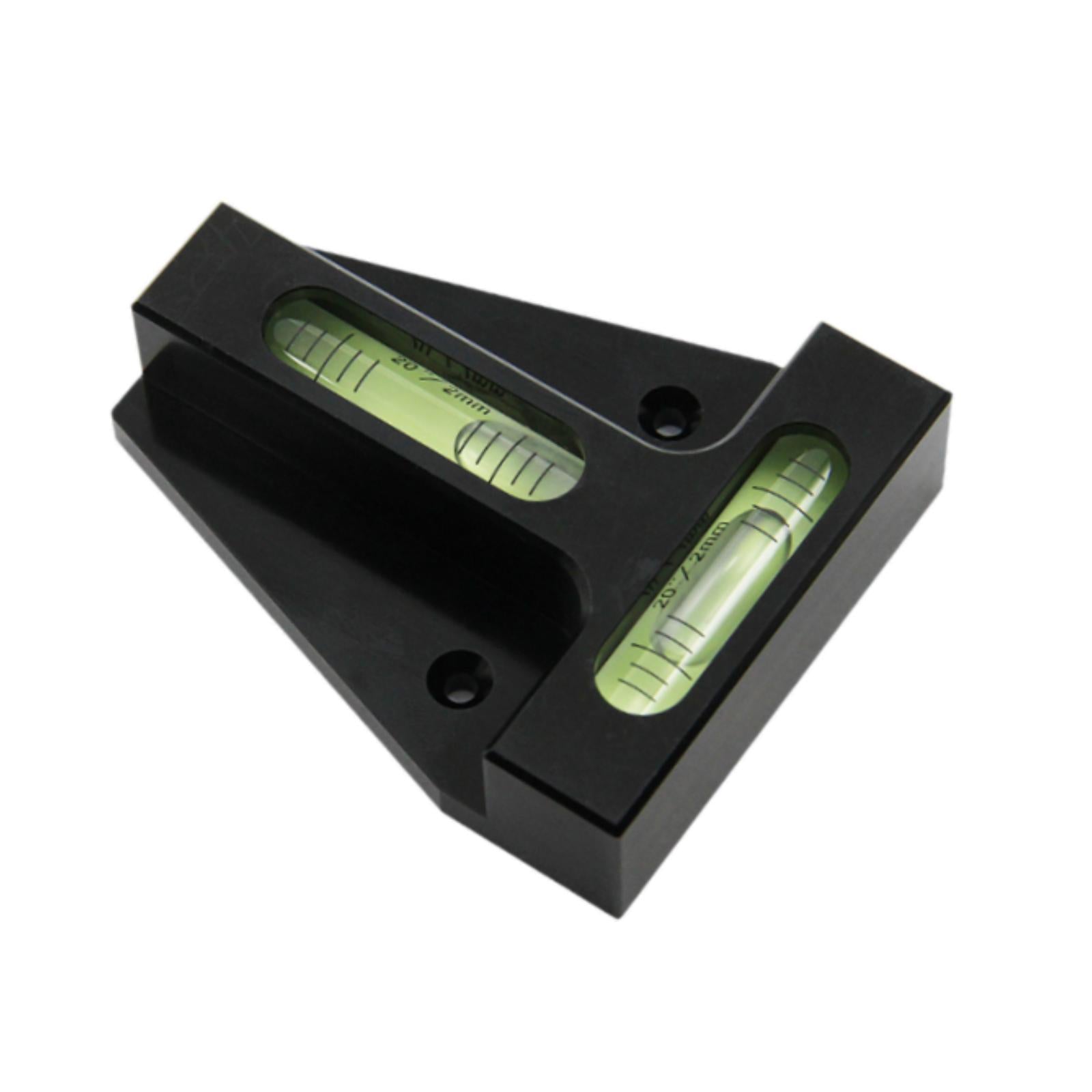 T-shaped Mini Level Portable Bubble Level for RV Carpentry Factory Machinery Luminous