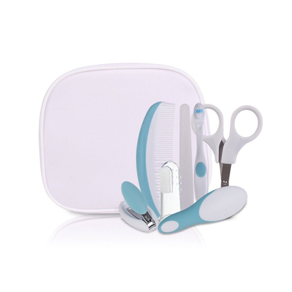 Baby Nail Clippers Safety Grooming kit Nail Care Manicure Set Blue