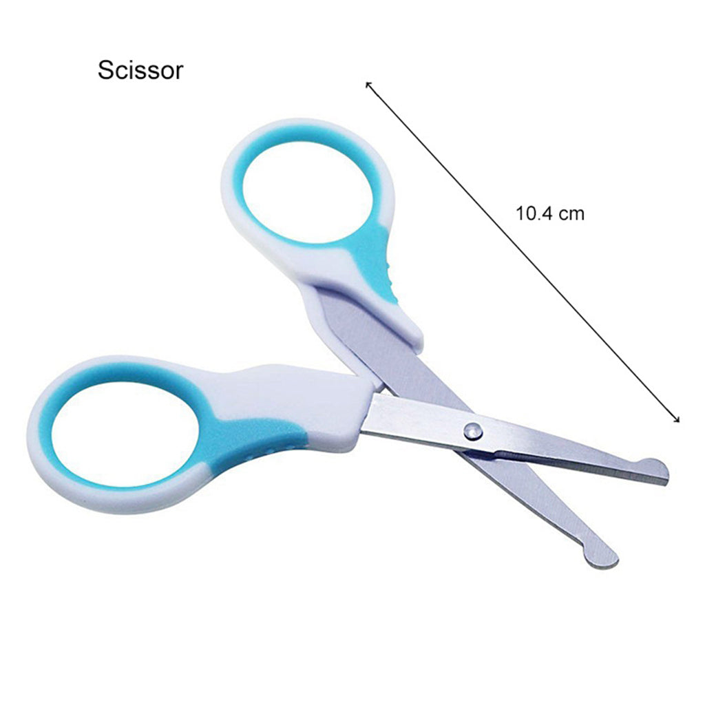 Baby Nail Clippers Safety Grooming kit Nail Care Manicure Set Blue