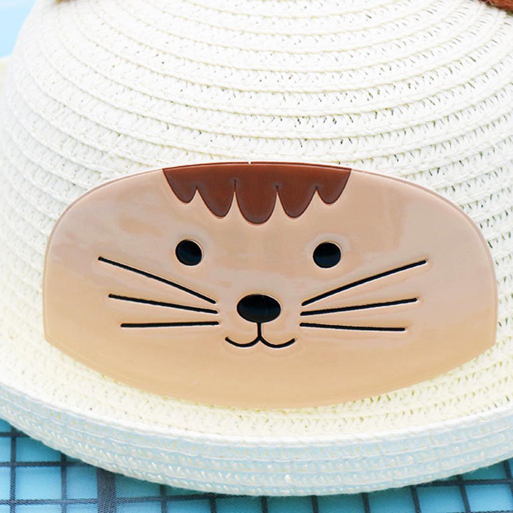 Baby Girls Kids Boys Children Cap Summer Beach Sun Straw Hat Headwear White
