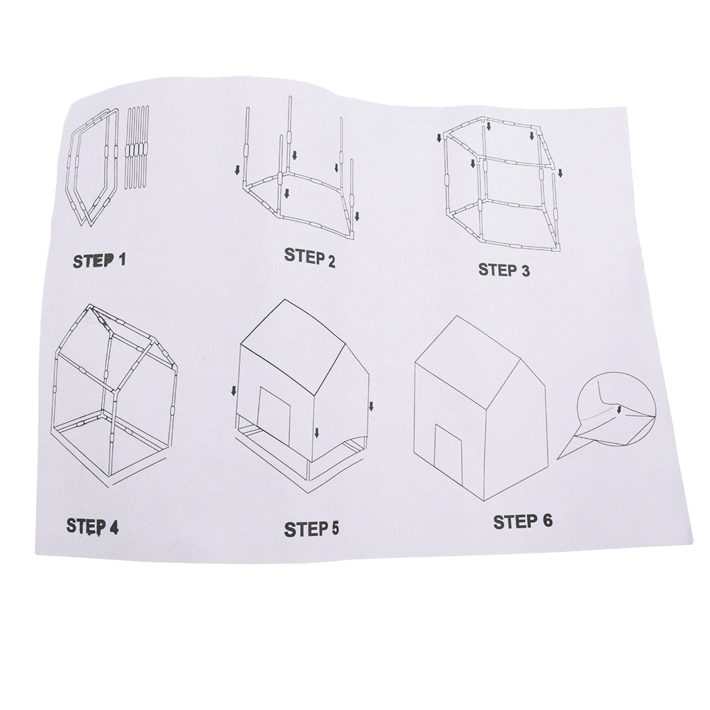 Kids Play Tent Indoor Outdoor Baby Toddler Playhouse Prince House Castle Pink