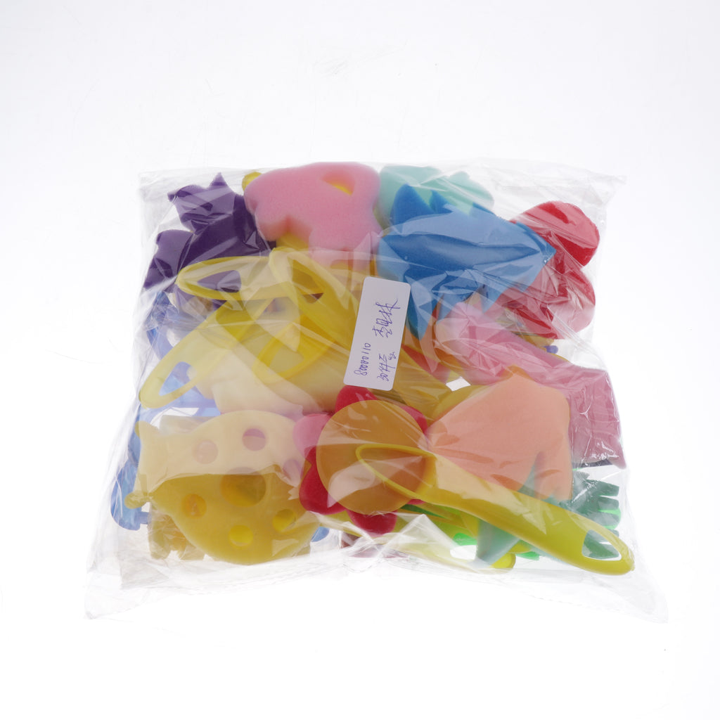 30Pcs Children's Kids Creative Sponge Paint Brushes Set Art Craft Painting