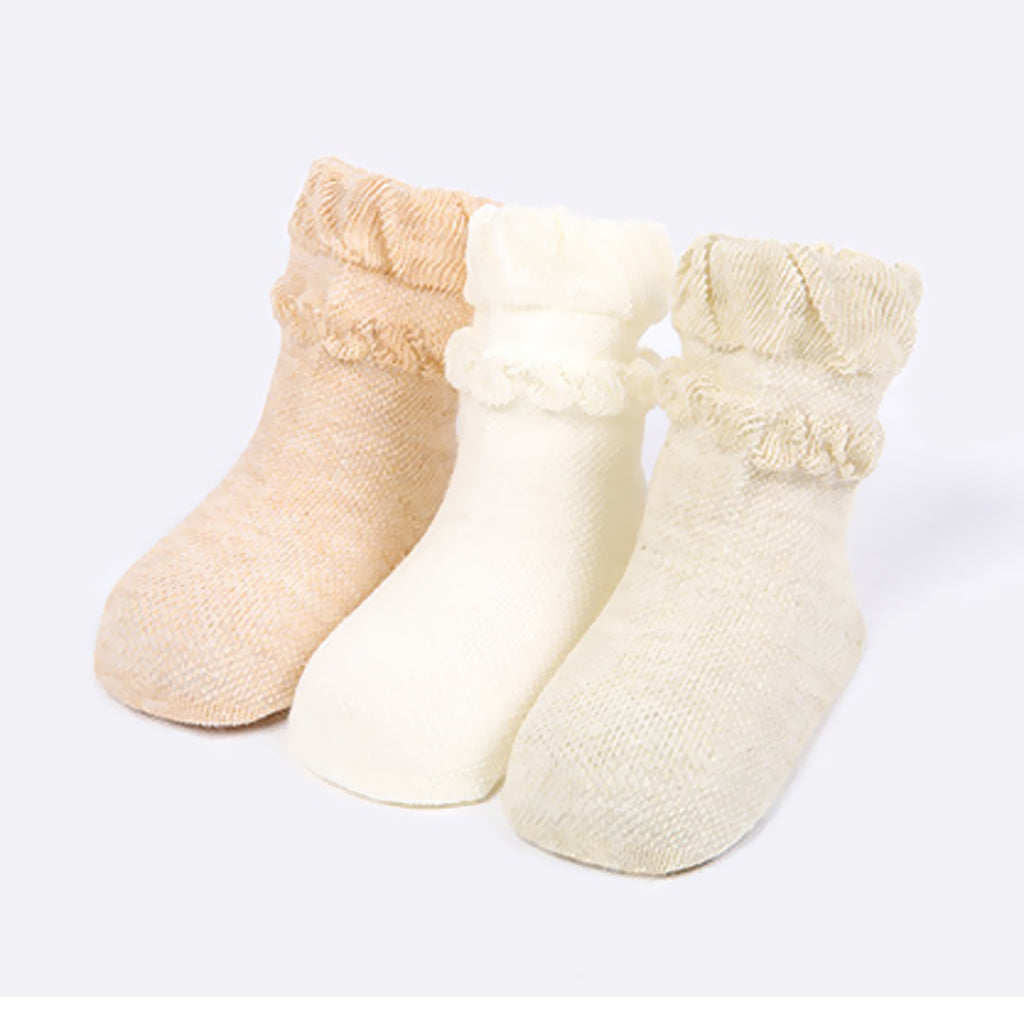 3 Pairs Summer Baby Girls Boys Socks Newborn Cotton Casual Socks 0-1T Bubble