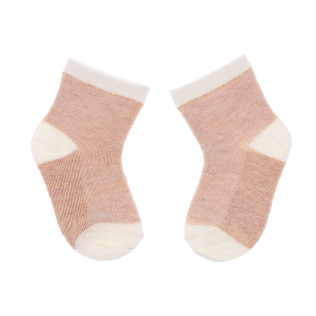 3 Pairs Summer Baby Girls Boys Socks Newborn Cotton Casual Socks 1-3T Color Block