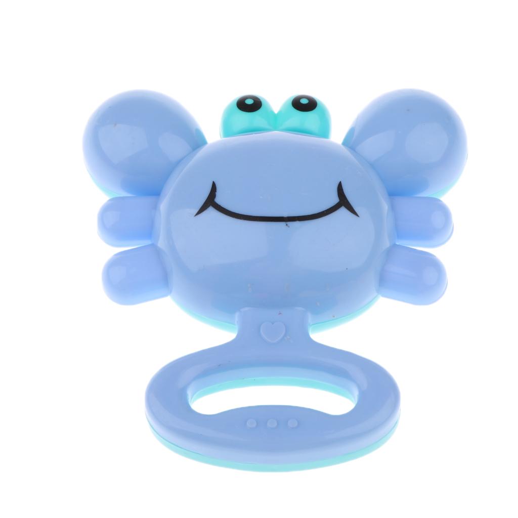 8 Pcs Baby Toys Cute Plastic Hand Jingle Shaking Bell Ring Baby Rattles Toys