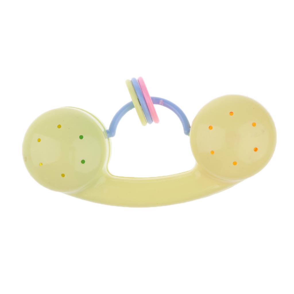 8 Pcs Baby Toys Cute Plastic Hand Jingle Shaking Bell Ring Baby Rattles Toys