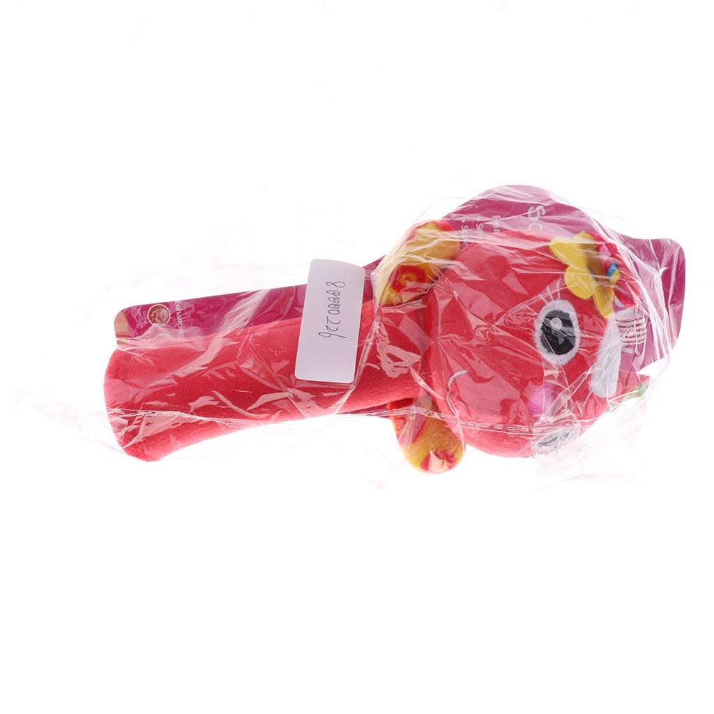 Animal Handbells plush Squeeze Rattle Cute Newborn Baby Toy