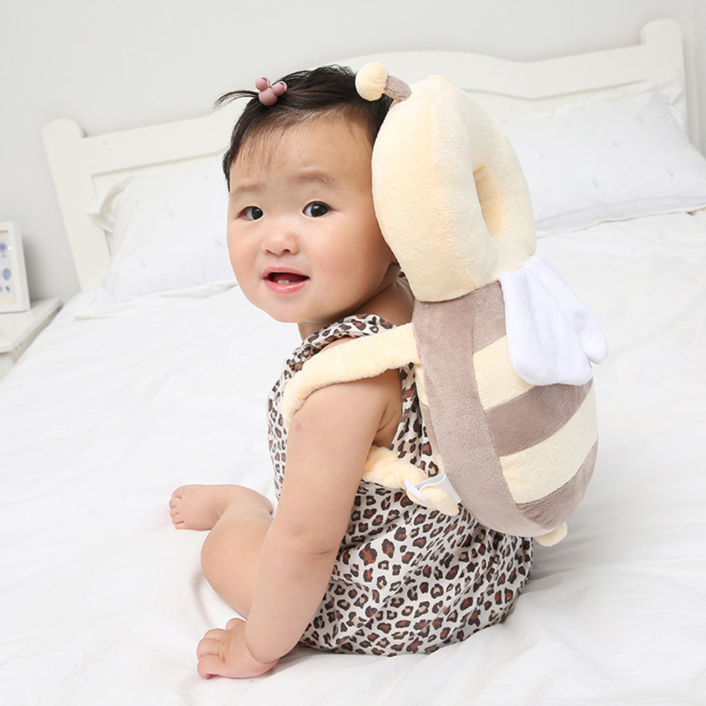 Baby Walking Head Back Protection Protector Pad Harness Cushion Bee