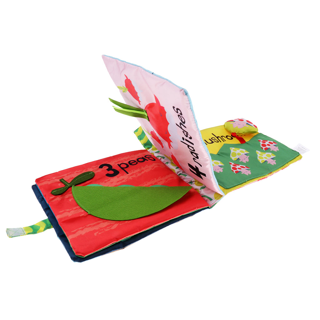 Baby Educational Intelligence Development Soft Cloth Cognize Book Toy Animal+Number