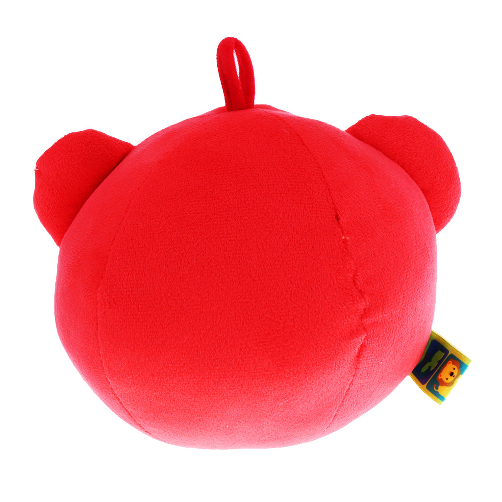 Baby Kids Wrist Hand Bell Rattle Plush Stuffed Educational Toy Tiger