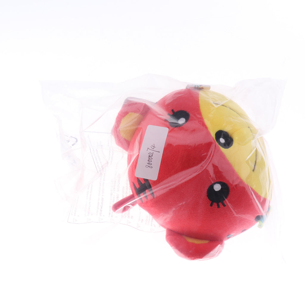 Baby Kids Wrist Hand Bell Rattle Plush Stuffed Educational Toy Tiger