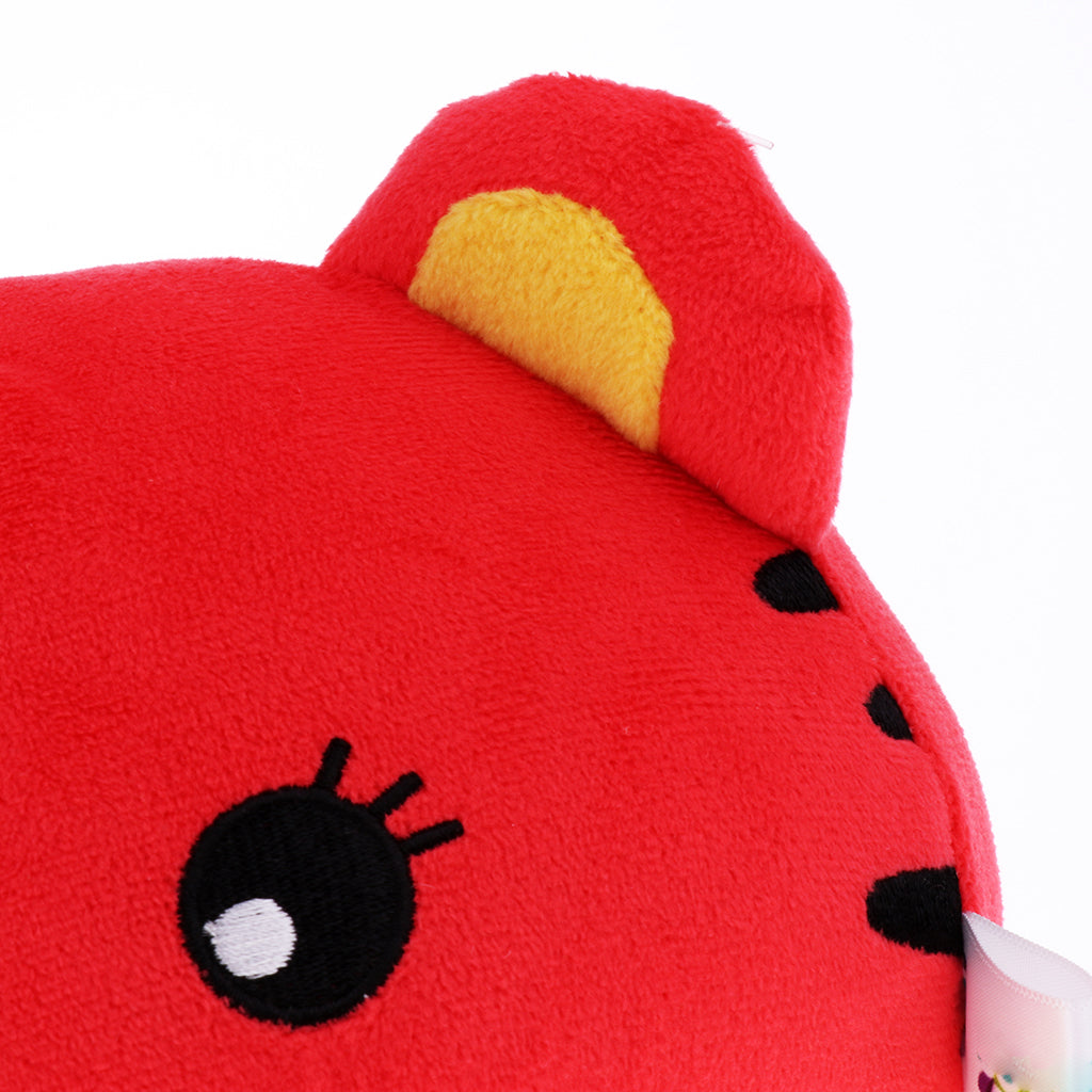 Baby Kids Wrist Hand Bell Rattle Plush Stuffed Educational Toy Tiger