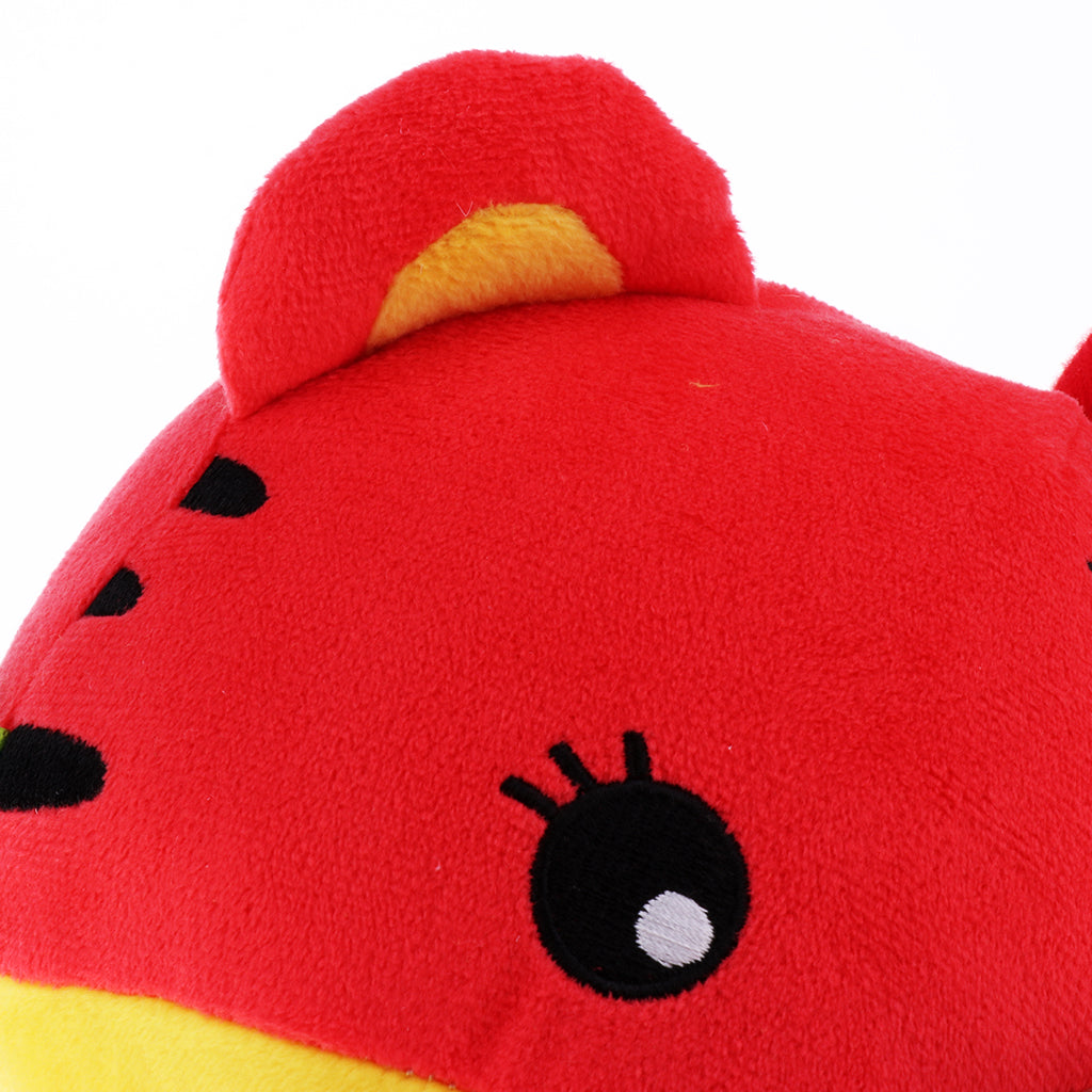 Baby Kids Wrist Hand Bell Rattle Plush Stuffed Educational Toy Tiger