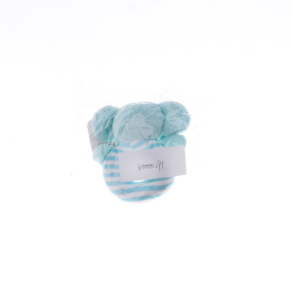 Animal Developmental Toy Bed Bells Baby Soft Toys Rattle Blue Elephant