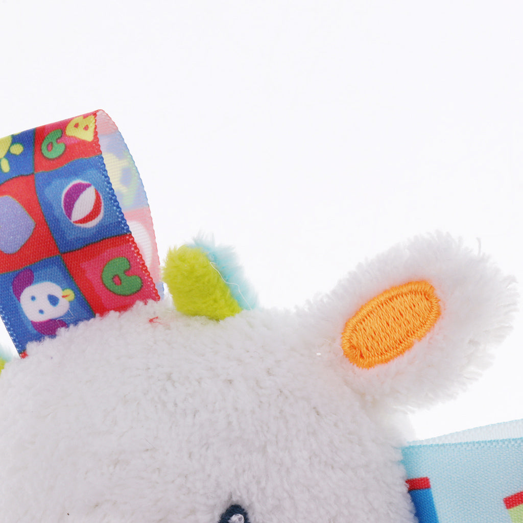 Baby Wrist Hand Bell Rattle Soft Plush Stuffed Educational Toy Sheep