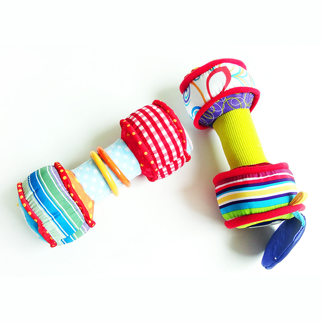 Musical Sound Hanging Baby Rattles Bed Car Hang Toy Dumbbell