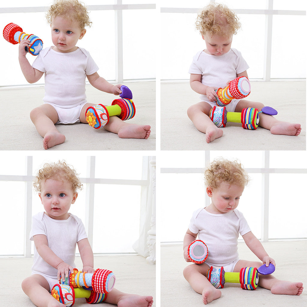 Musical Sound Hanging Baby Rattles Bed Car Hang Toy Dumbbell