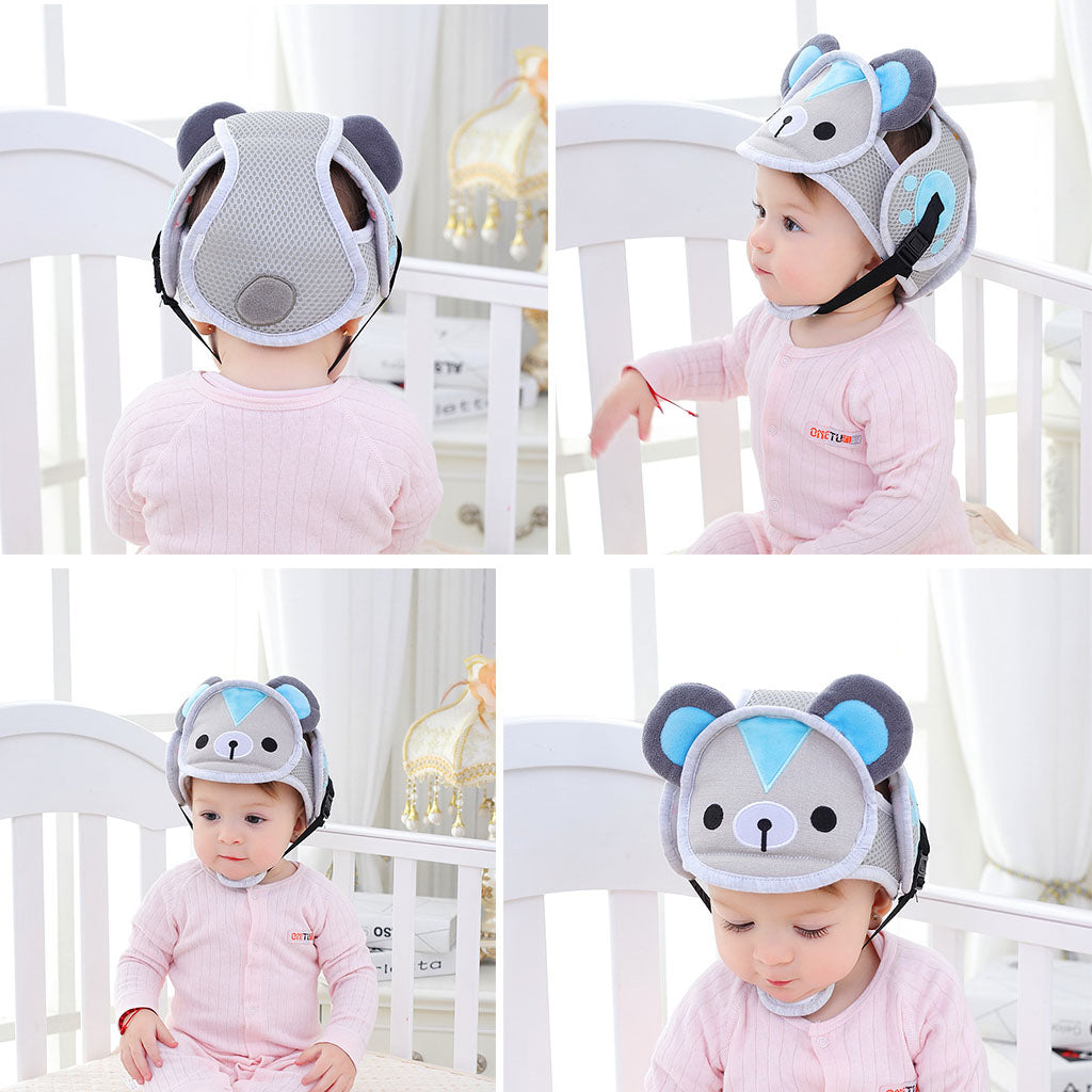 Infant Baby Toddler Safety Head Protection Helmet Bear
